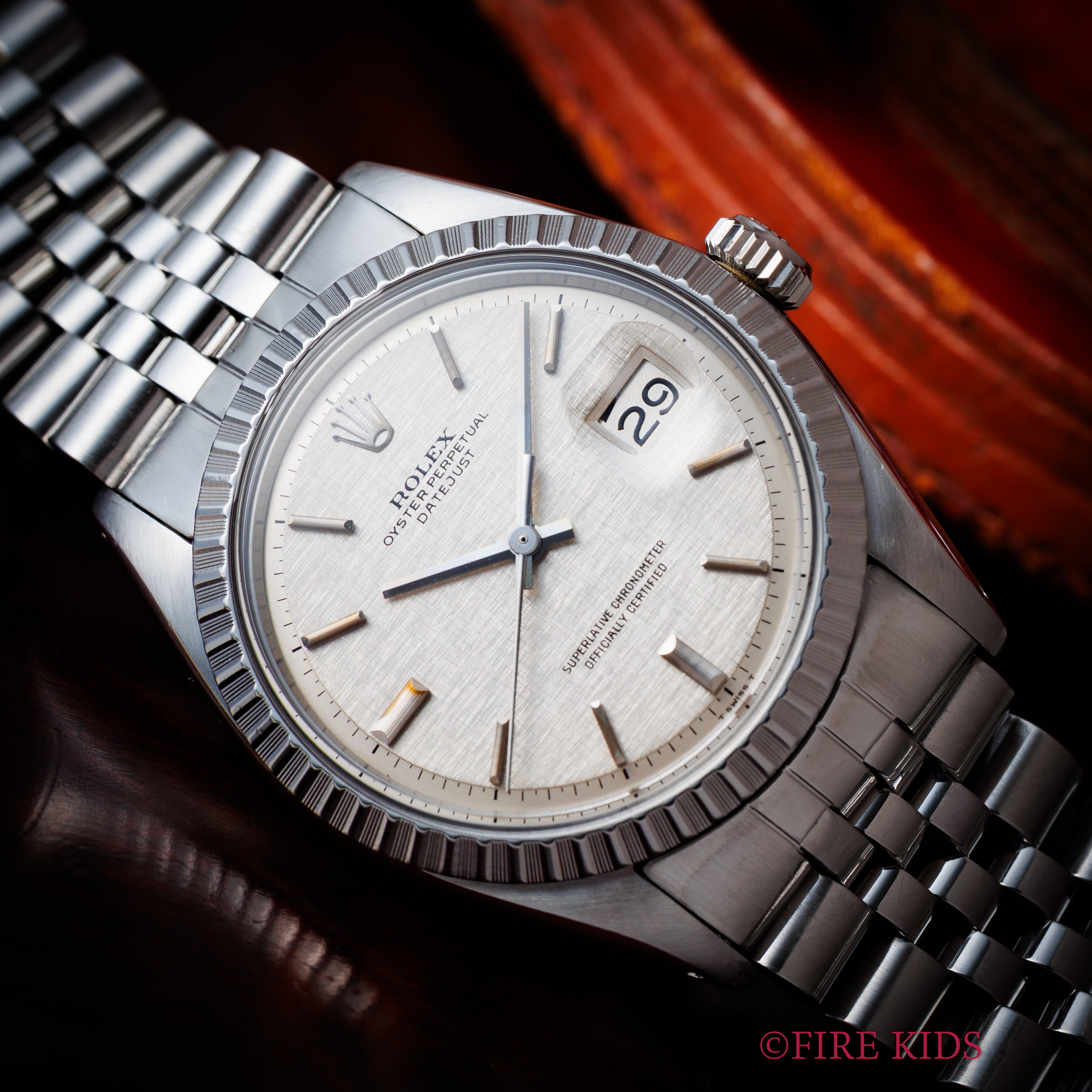 ロレックス 1971年製 デイトジャスト Ref.1603 リネンダイヤル