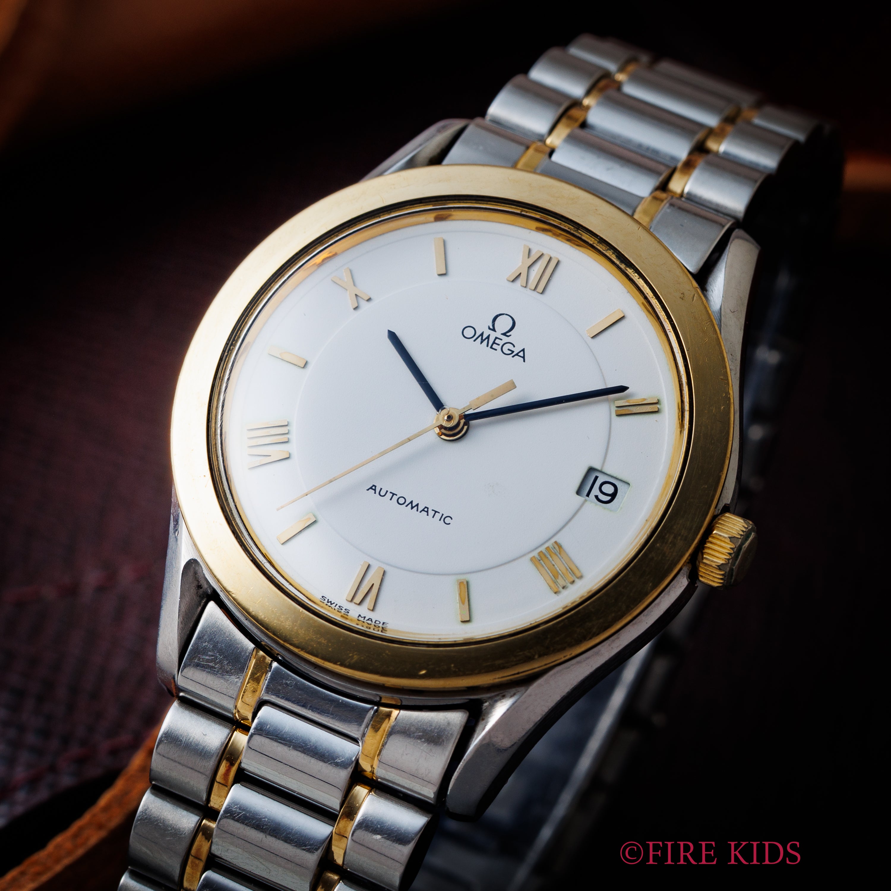 オメガ クラシック ヘリテージ 1986年製 コンビモデル 自動巻き ホワイトローマン