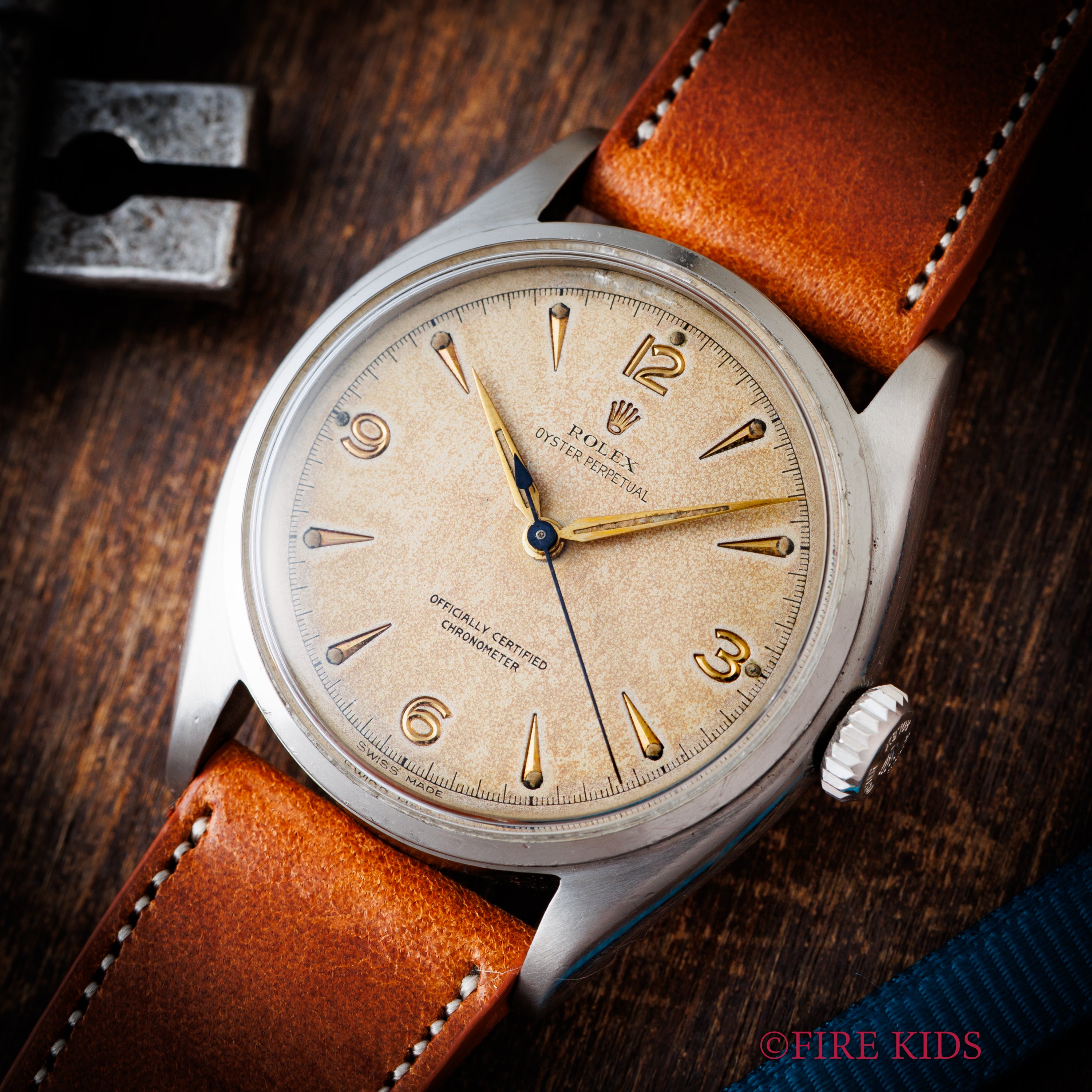 ロレックス セミバブルバック 1950年製/昭和25年製 スーパーオイスターリューズ 彫エクスプローラーダイヤル