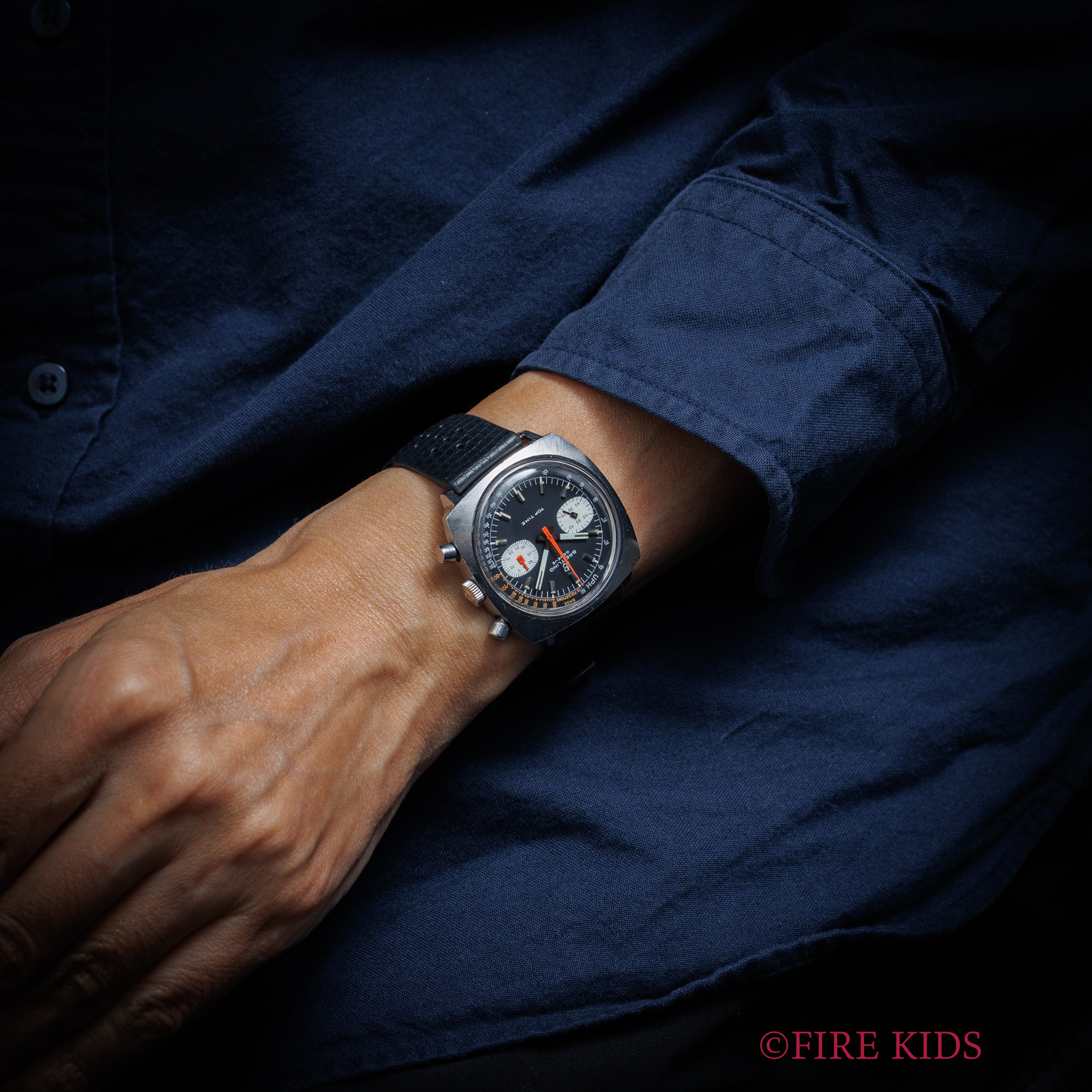 ブライトリング トップタイム 1969年製 手巻き Cal.7730 2レジスタークロノグラフ