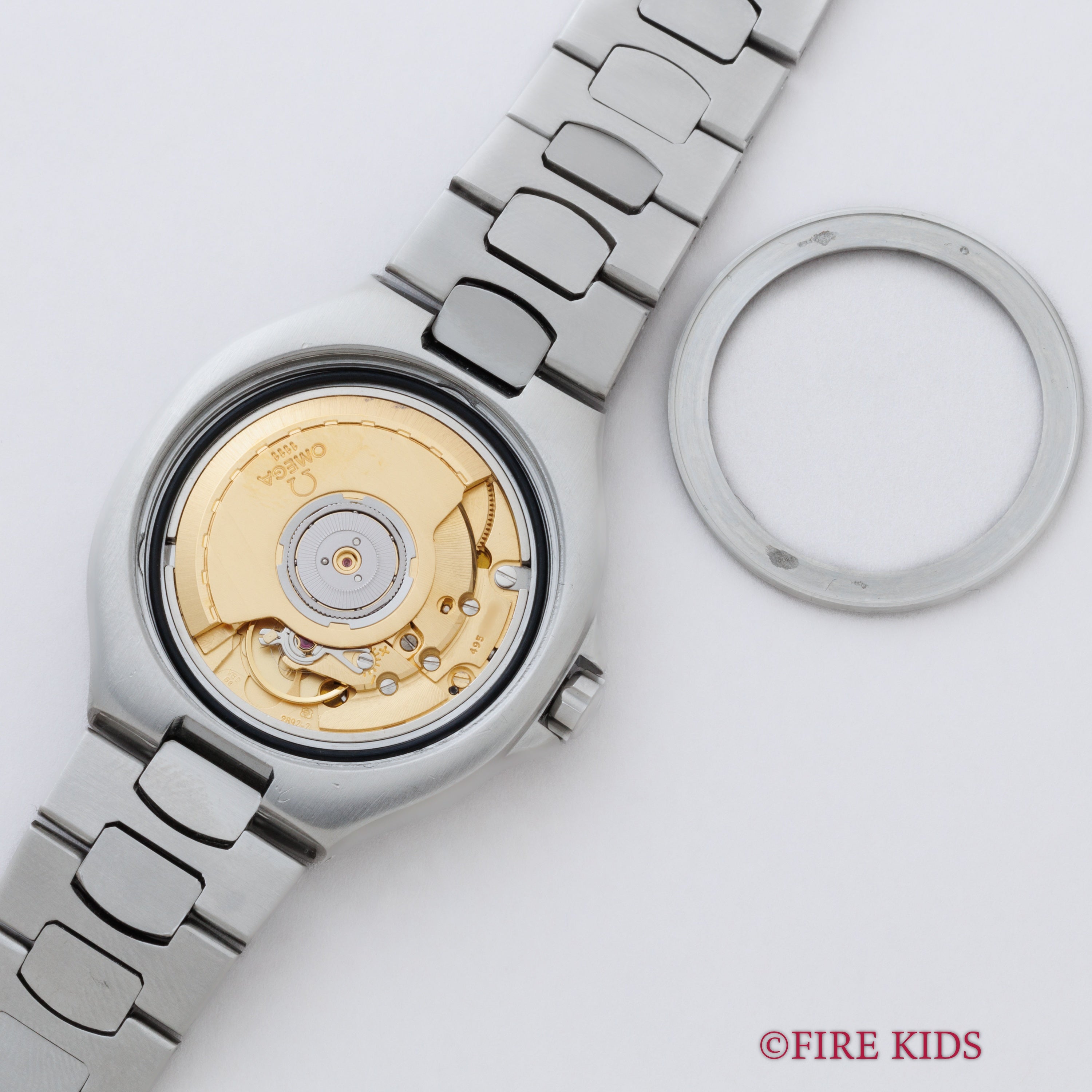 オメガ シーマスター200m プレボンド 36㎜ミッドサイズ メルセデスハンド 1988年製 自動巻き ジェンタデザイン