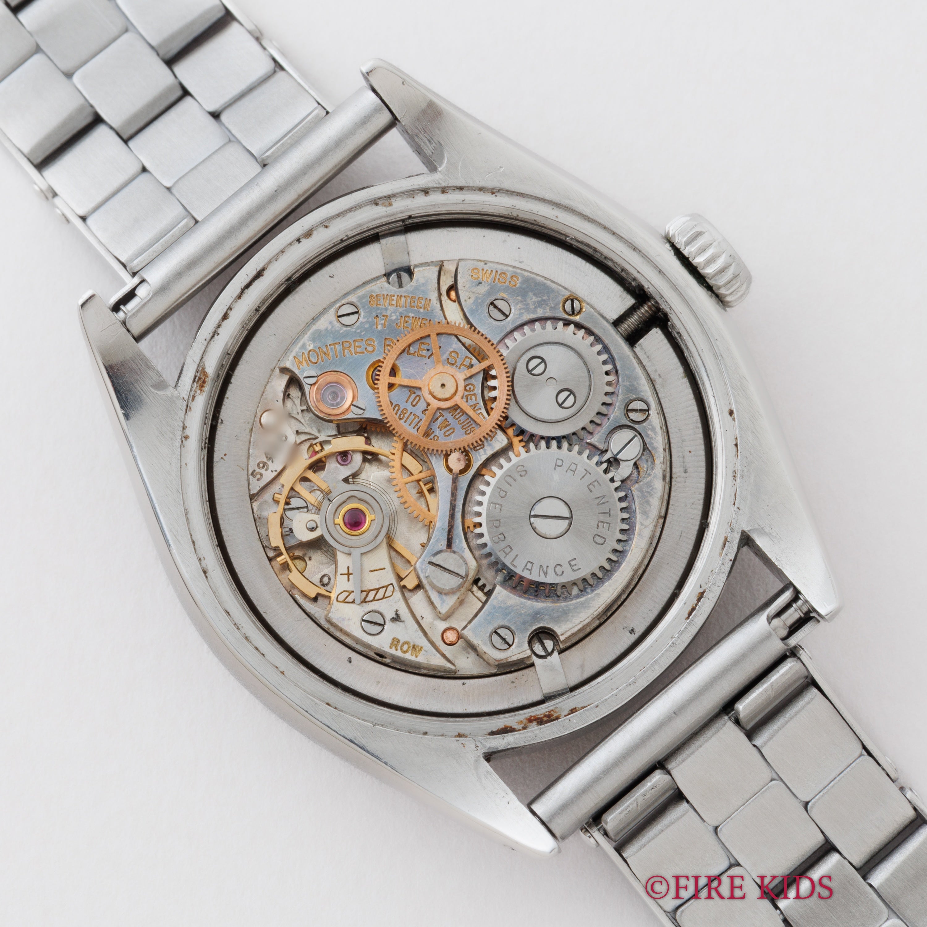 ロレックス オイスター 1953年製 Ref.6022 彫エクスプローラーダイヤル スーパーオイスターリューズ