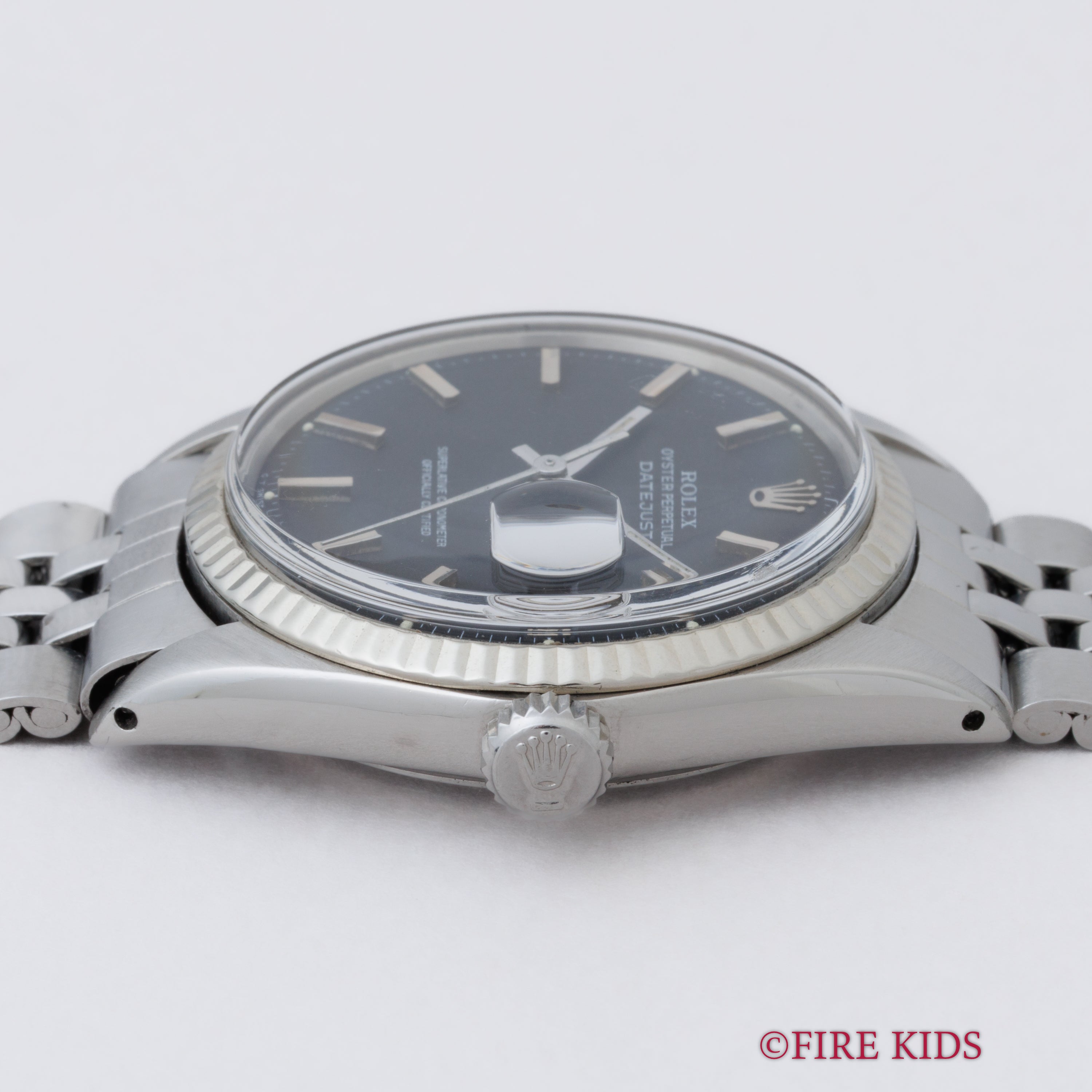 ロレックス デイトジャスト36 1970年製(昭和45年製) Ref.1601 自動巻 ブラックシグマダイヤル 純正ジュビリーブレス