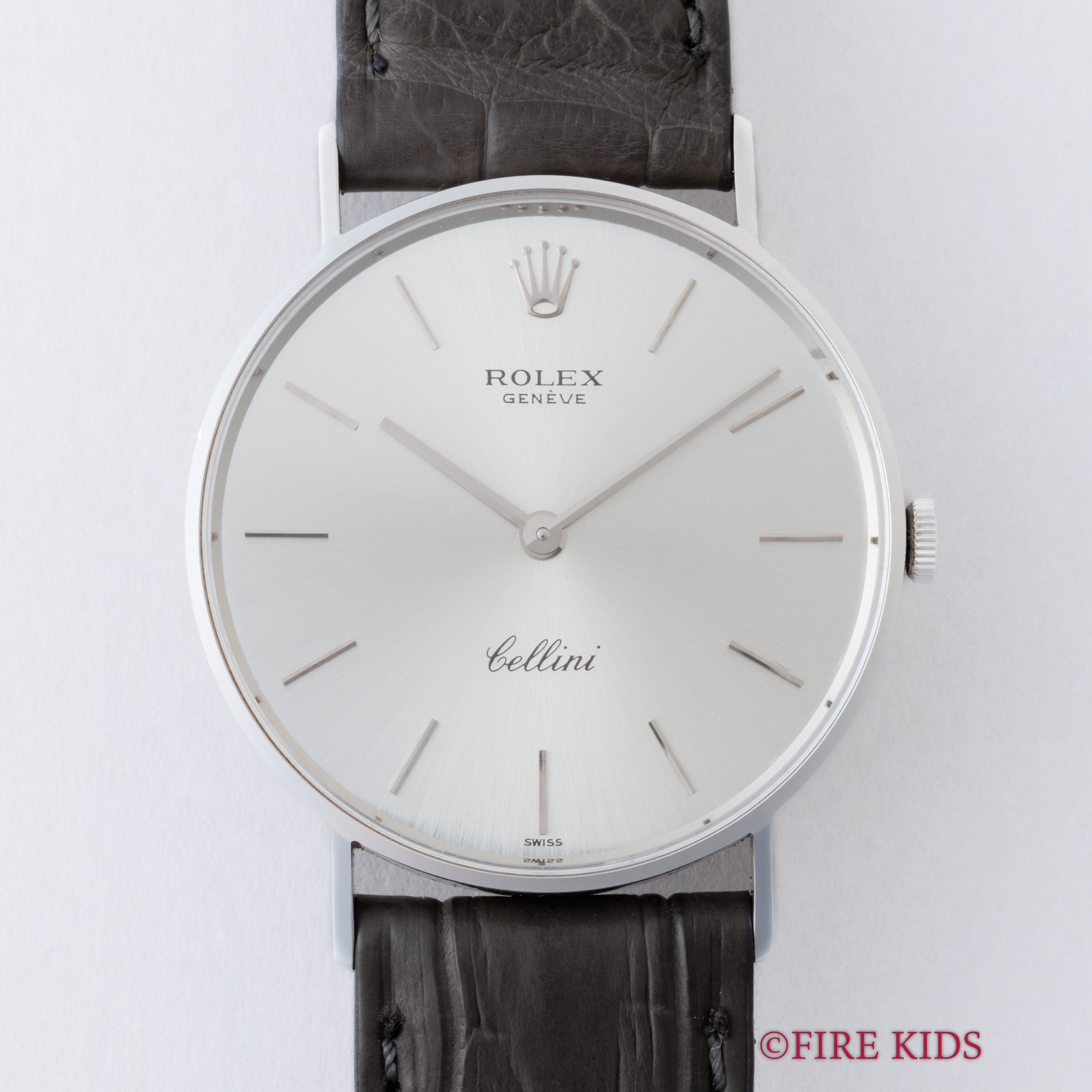 ロレックス チェリーニ 1968年製 Ref.3833 18金無垢ホワイトゴールド