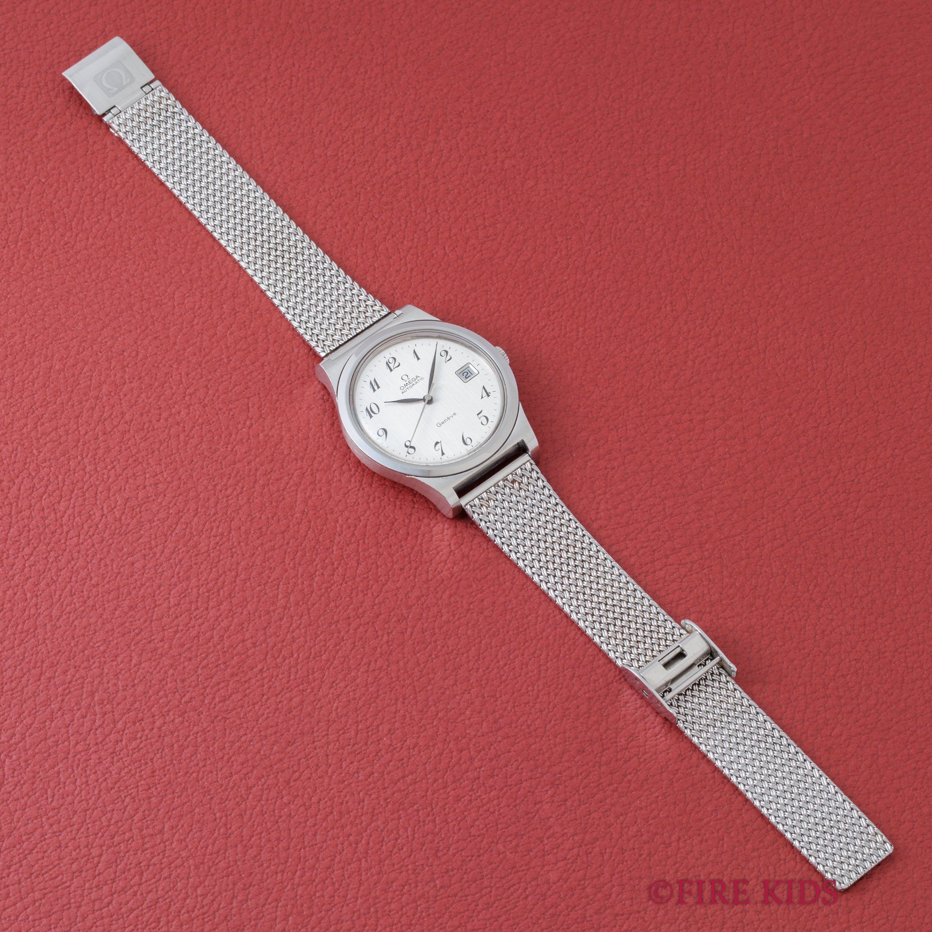 オメガ ジュネーブ オートマチック 1973年製 全アラビアダイヤル Ref.166.0168 純正ブレス付き