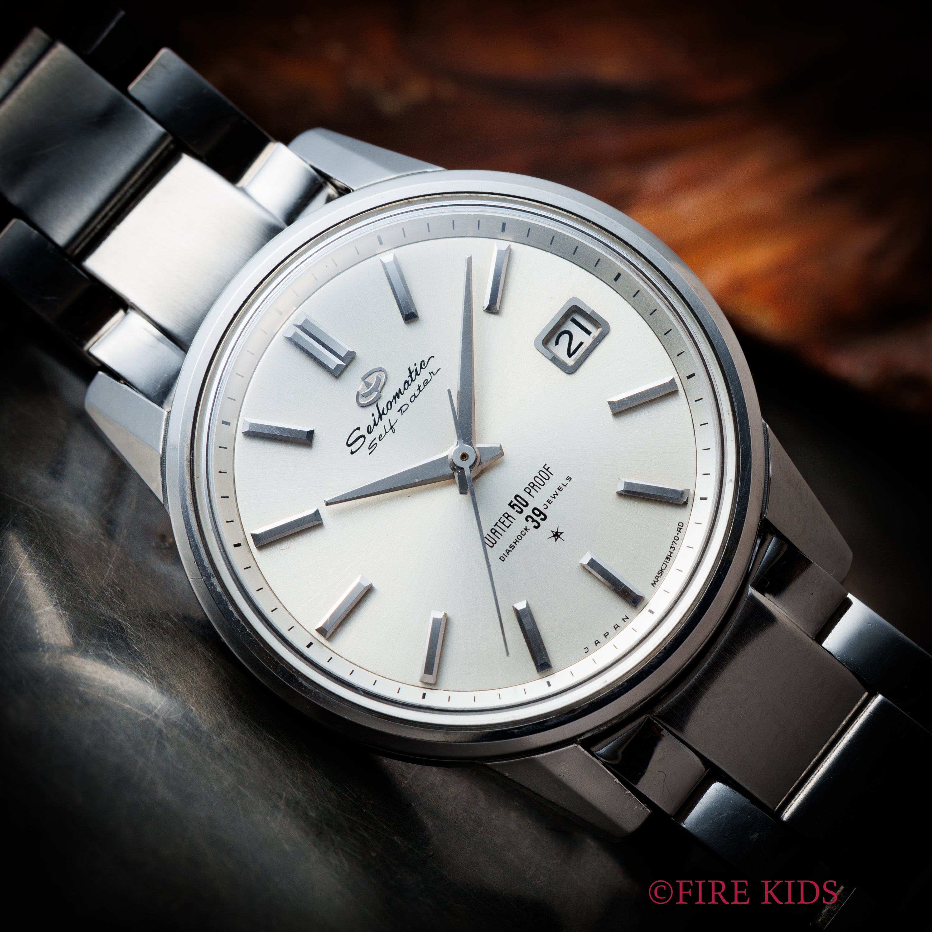 セイコー マチックセルフデーター 1963年製 Ref.J13060 自動巻 ステンレスブレス