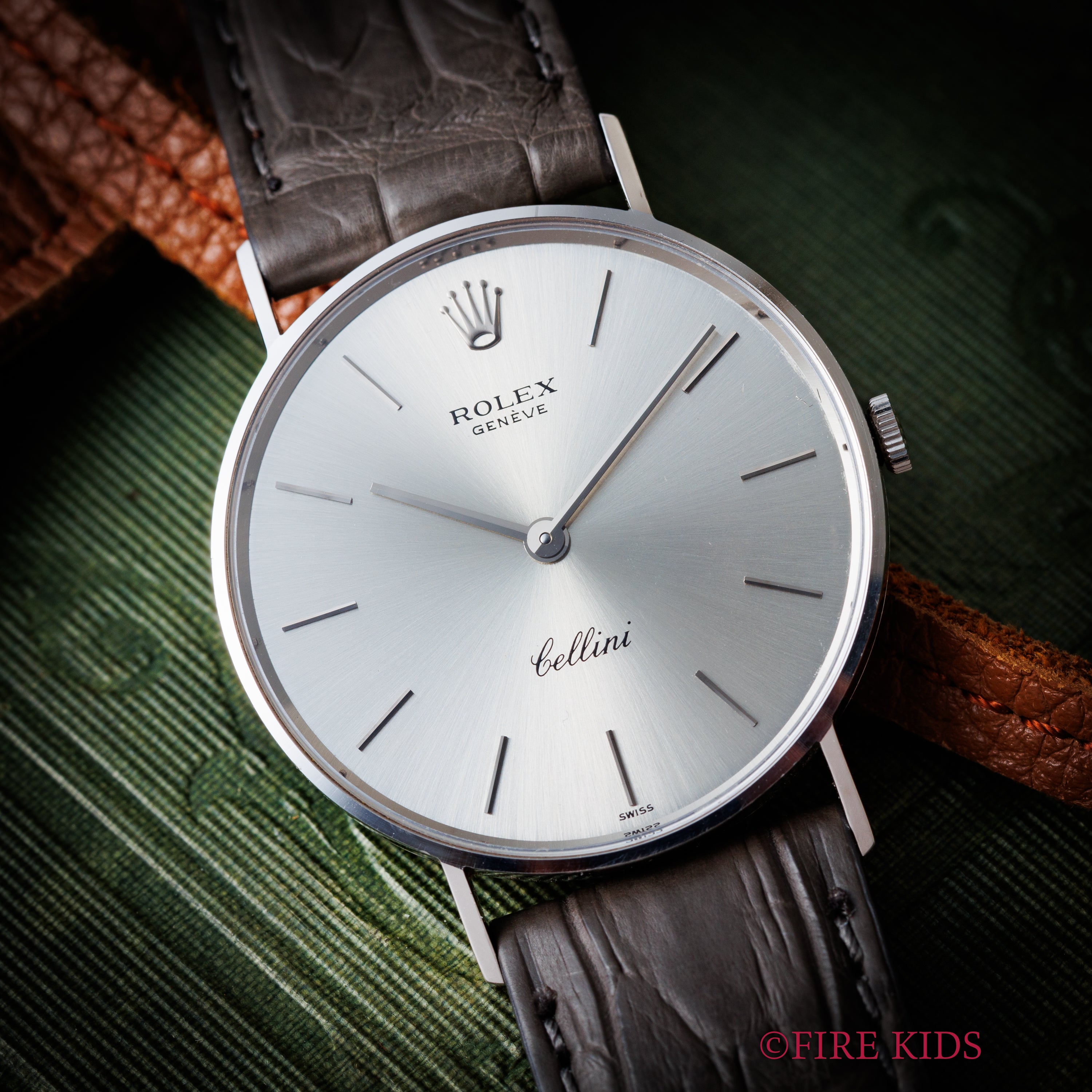 ロレックス チェリーニ 1968年製 Ref.3833 18金無垢ホワイトゴールド