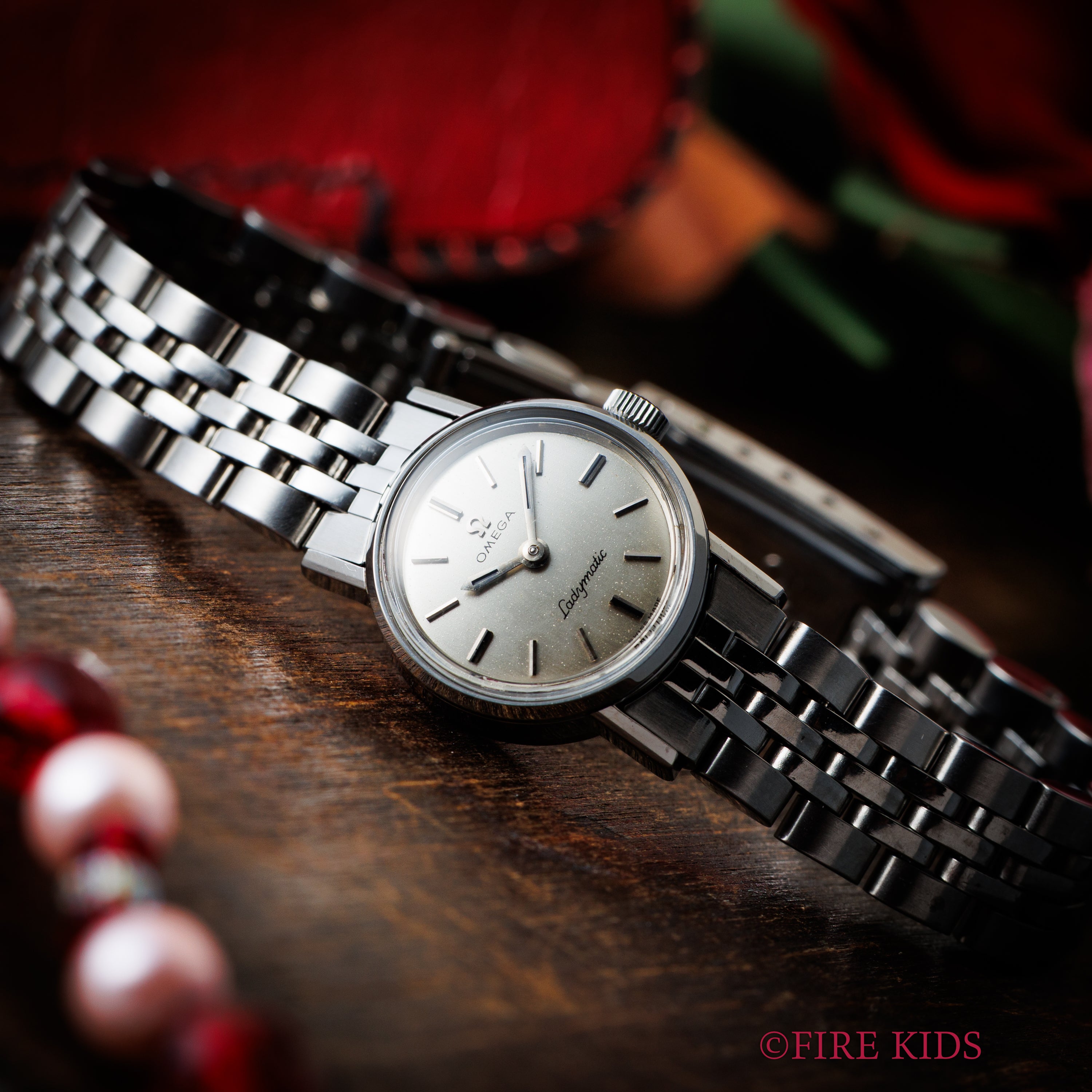 オメガ レディマチック 1965年製 自動巻 cal.661 純正ステンレスブレス