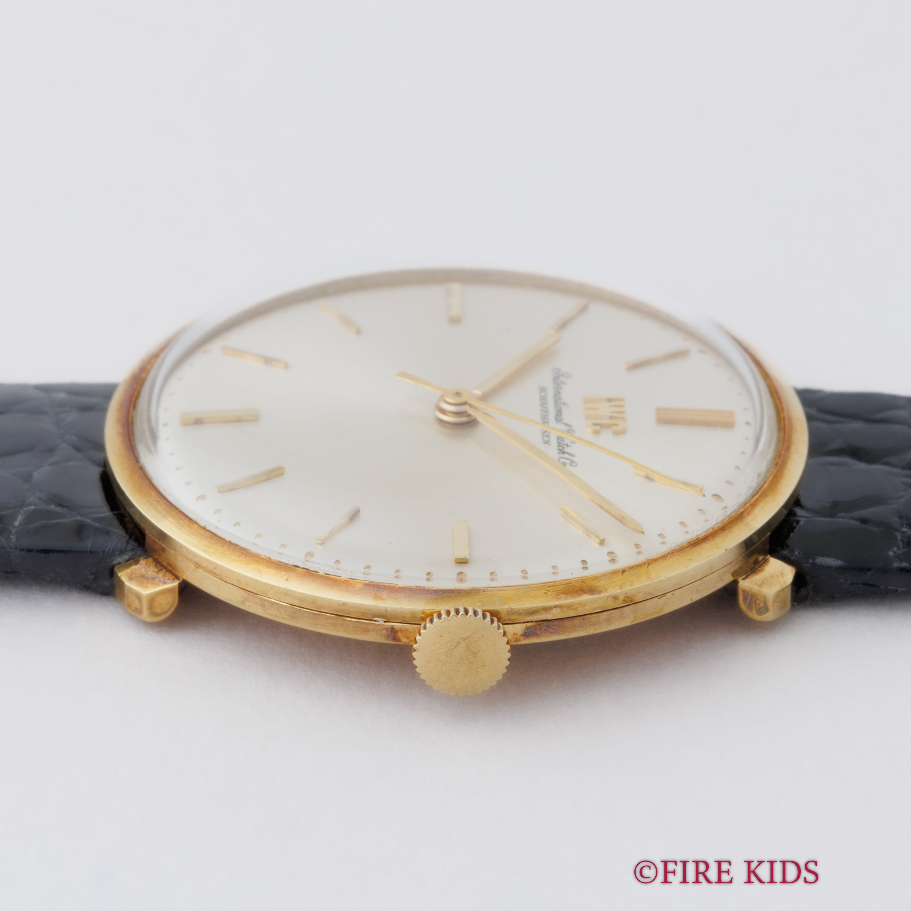 IWC 14金無垢オートマチック 1970年製 手巻 Cal.403 純正GF尾錠付き