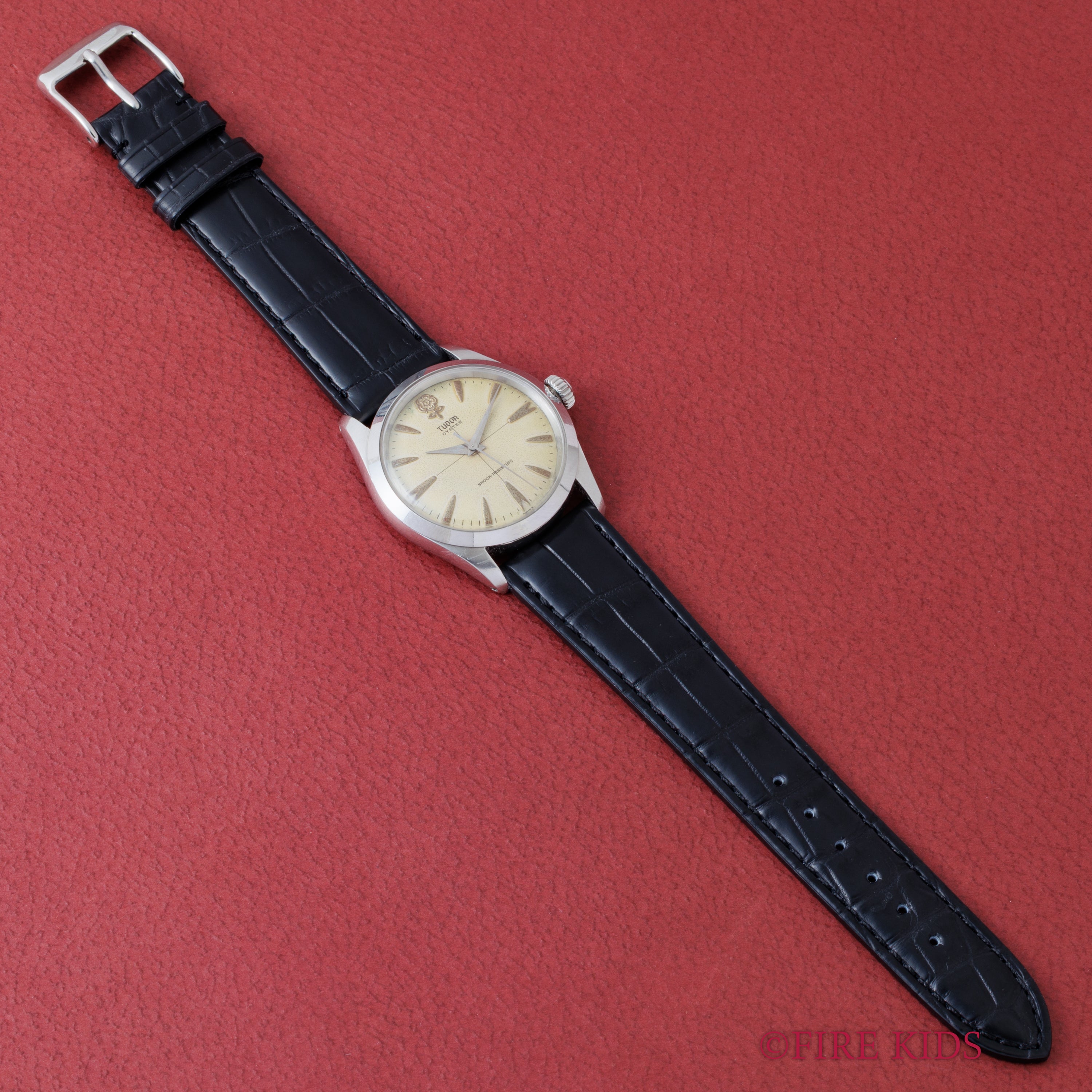 チューダー オイスター デカバラ ノンデイト 1950年代製 Ref.7934 王冠リューズ オリジナルダイヤル