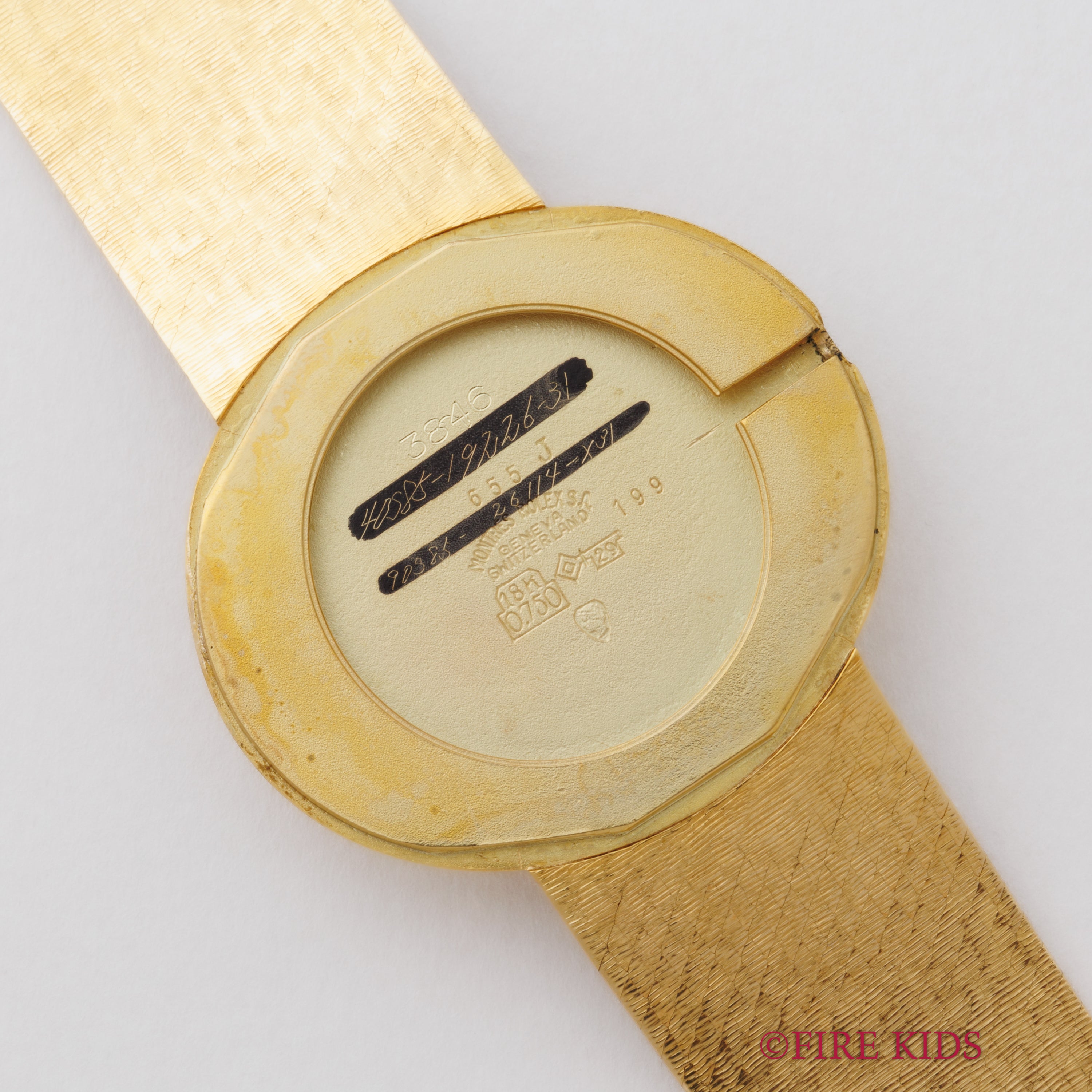 ロレックス チェリーニ 18金無垢イエローゴールドケース、ブレス付き Ref.3846 1968年製 手巻き