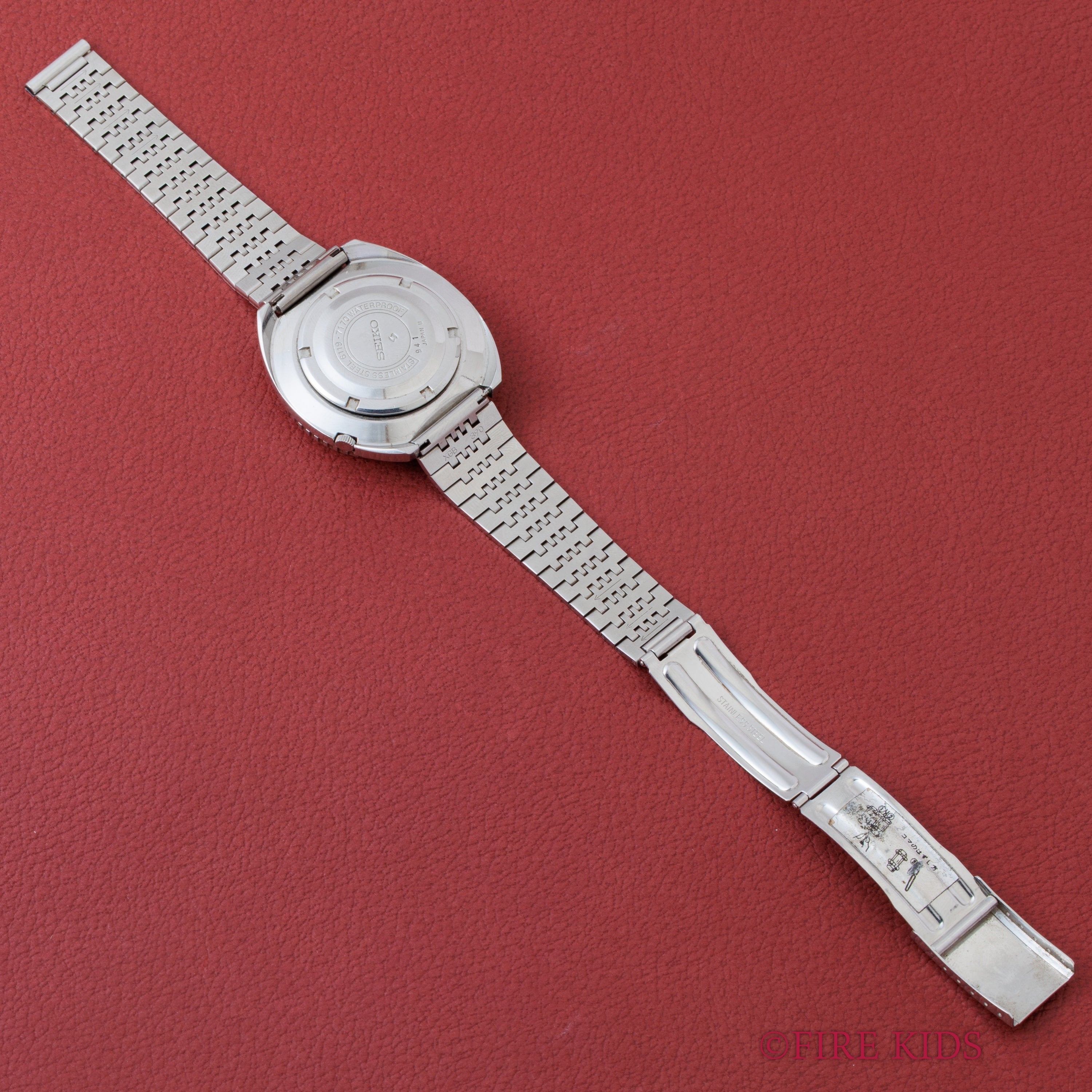 セイコー 5スポーツ チェッカー回転ベゼル 1969年製 Ref.6119-7170 自動巻 純正ブレス