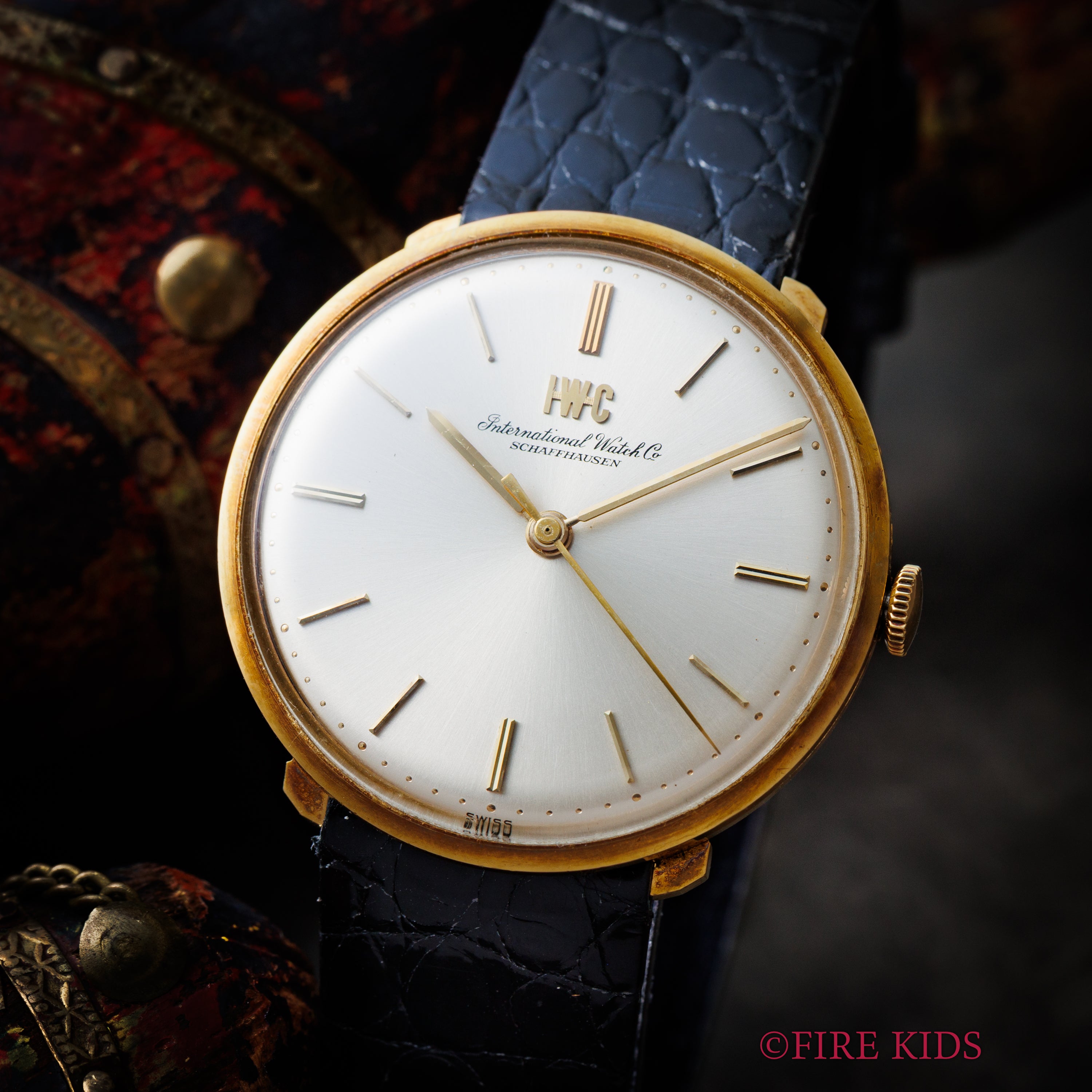 IWC 14金無垢オートマチック 1970年製 手巻 Cal.403 純正GF尾錠付き