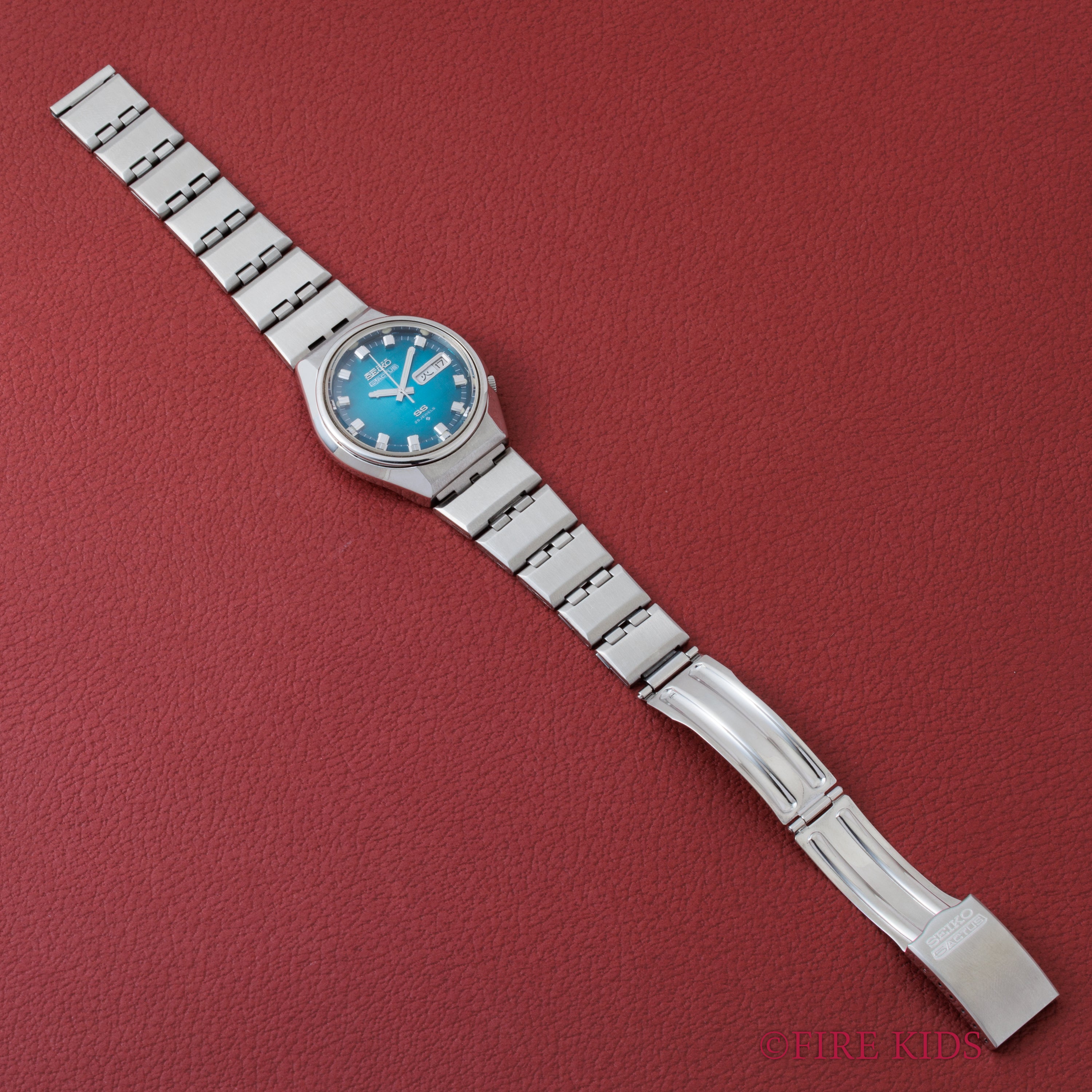 セイコー 5アクタス Ref.6106-7690 純正ブレス付き 1973年製 カットガラス グラデーションダイヤル 自動巻き