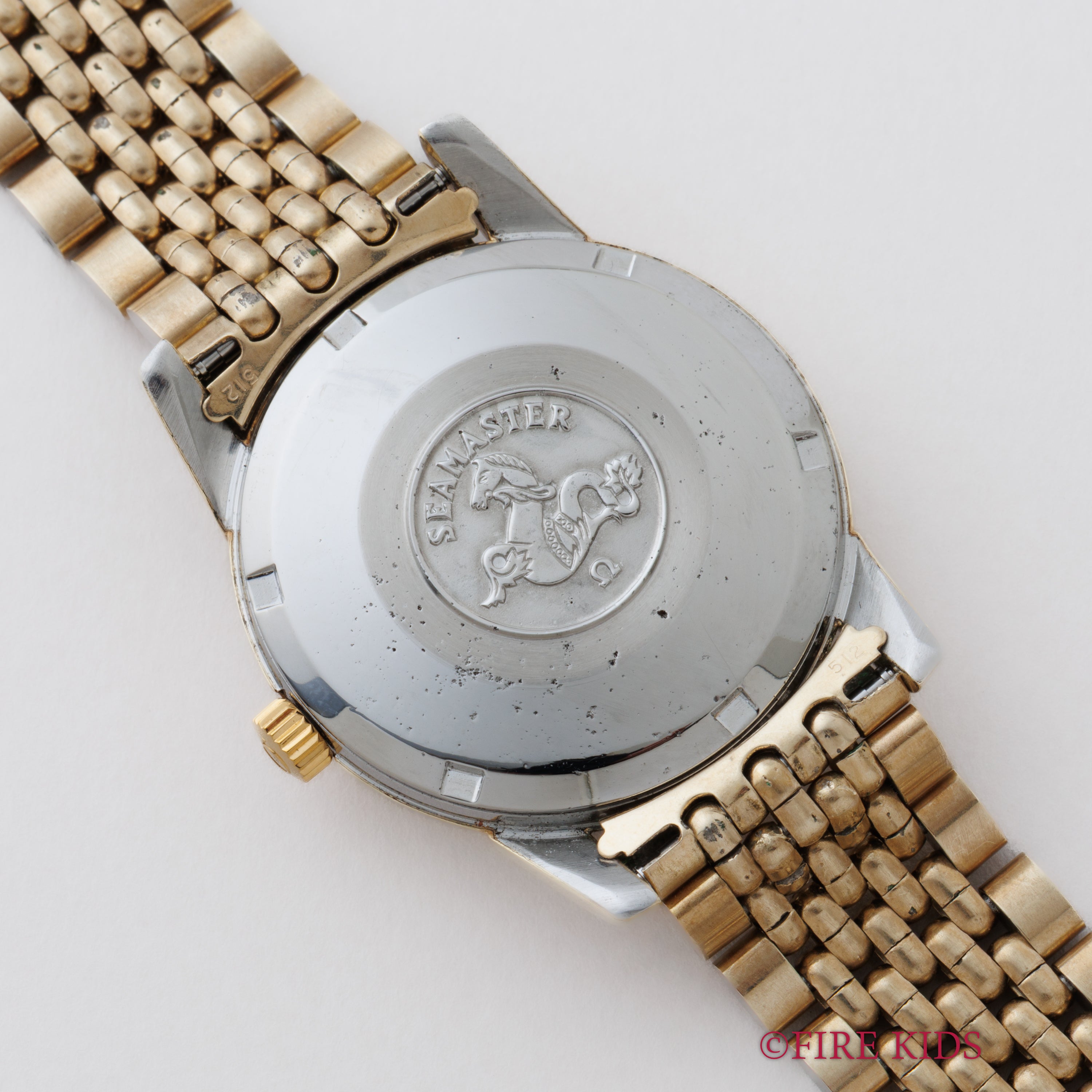 オメガ シーマスター クロスライン 1962年製 自動巻き トップゴールドケース 純正ブレス