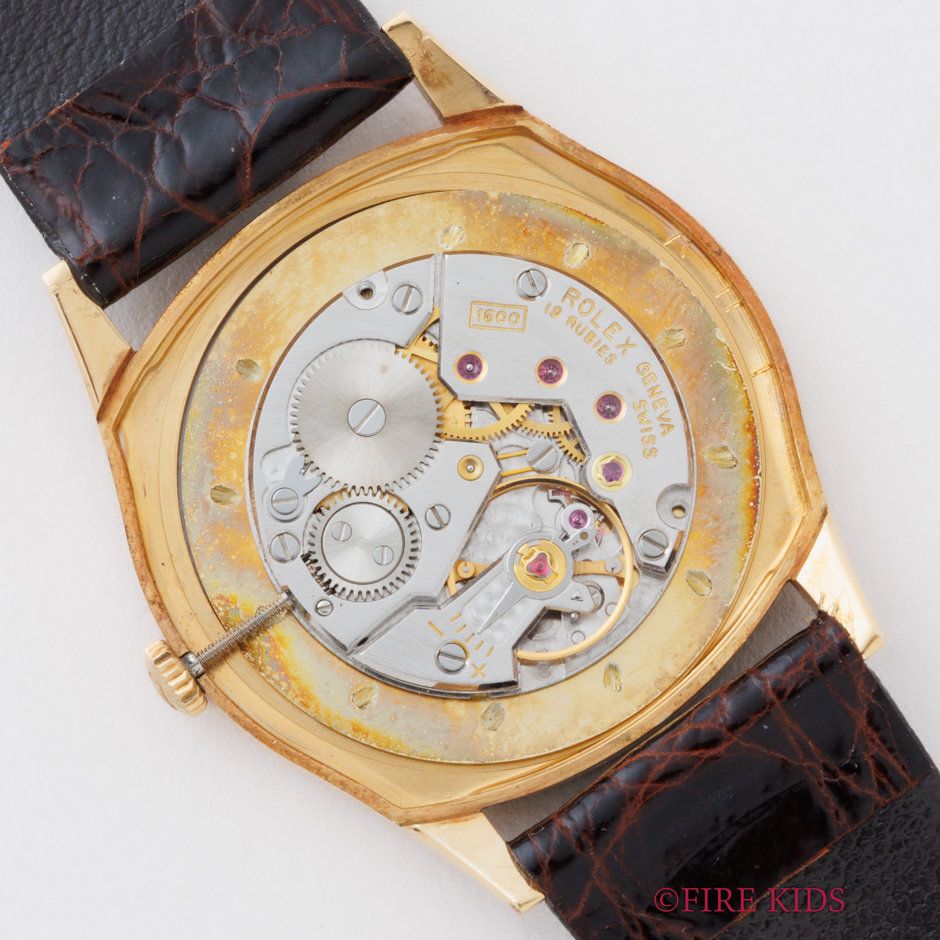 ロレックス チェリーニ 1973年製 18金無垢ケース Ref.3804 手巻 Cal.1600 箱ギャラ