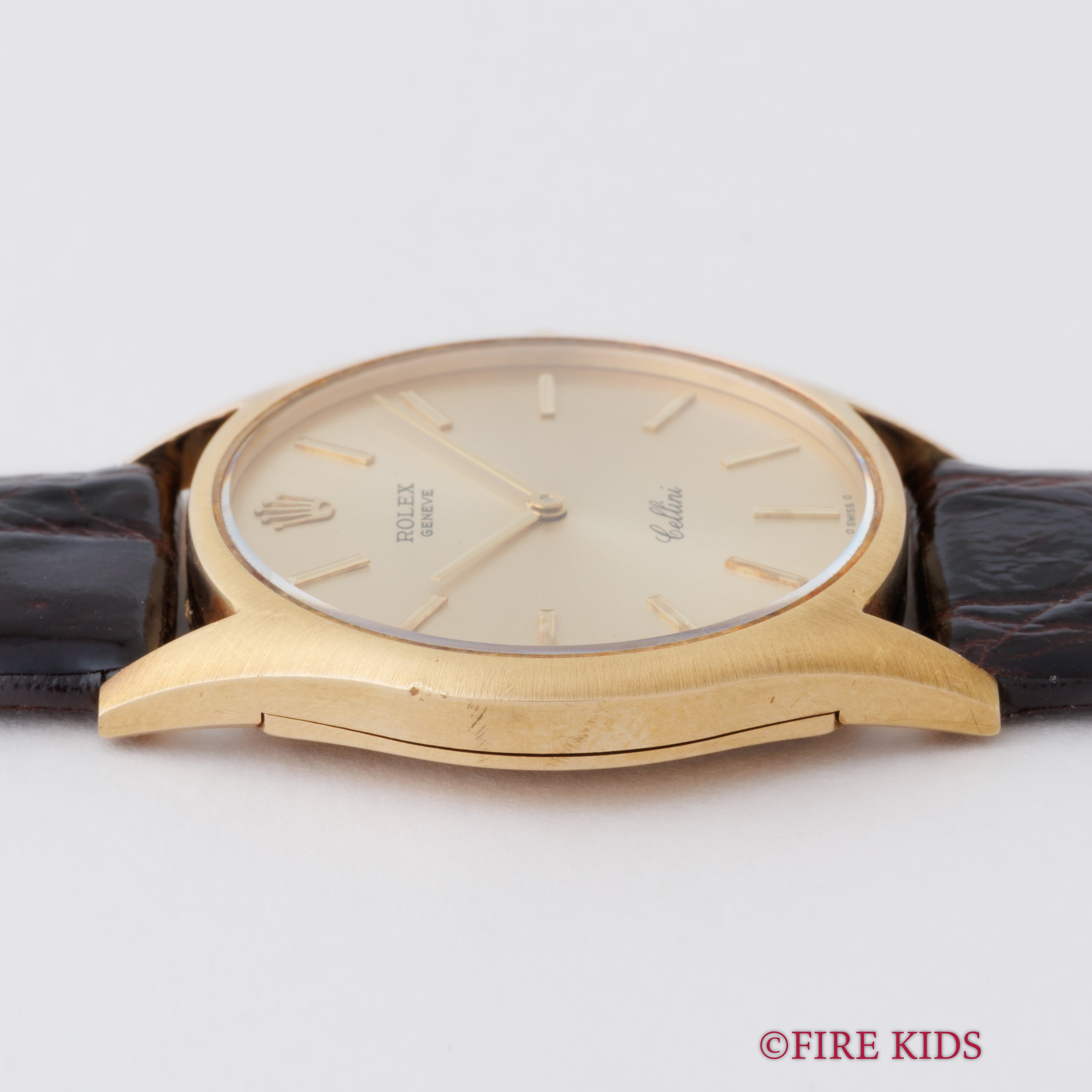 ロレックス チェリーニ 1973年製 18金無垢ケース Ref.3804 手巻 Cal.1600 箱ギャラ