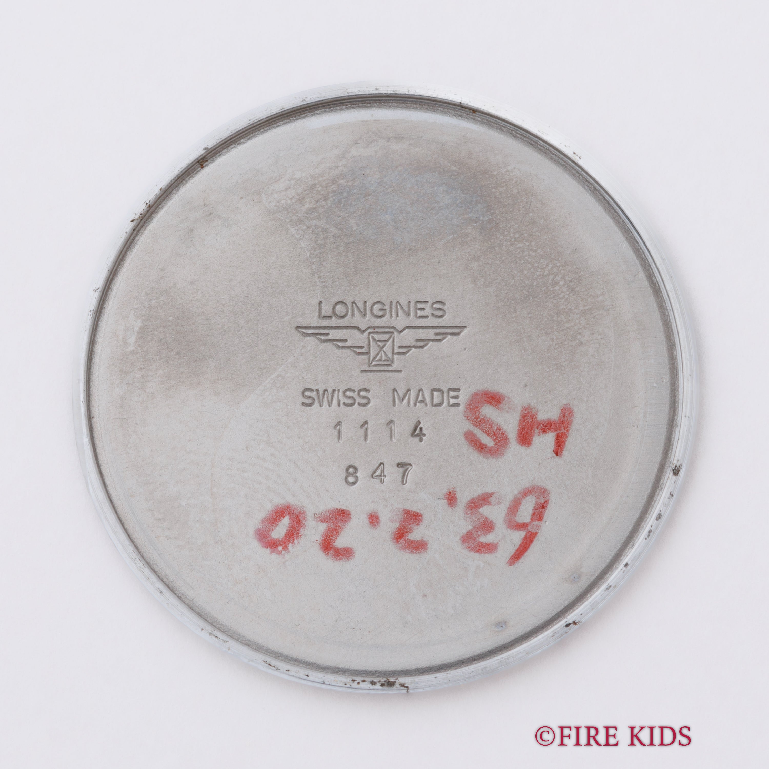ロンジン ラウンド シルバーローマンダイヤル 手巻き 2針 1969年製 Cal.L.847.4