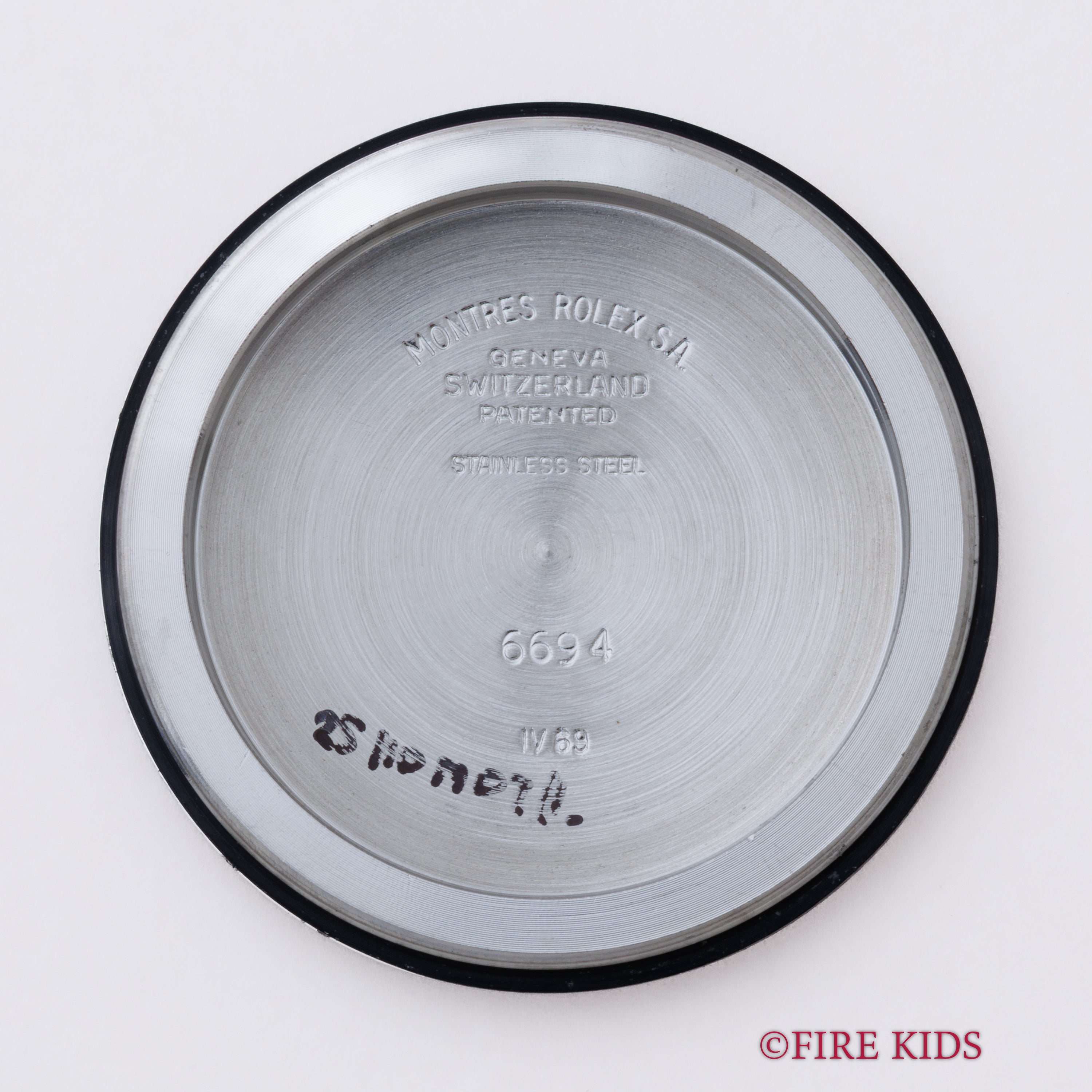 ロレックス オイスターデイト 1969年製 Ref.6694 シルバーダイヤル 手巻 純正巻きブレス