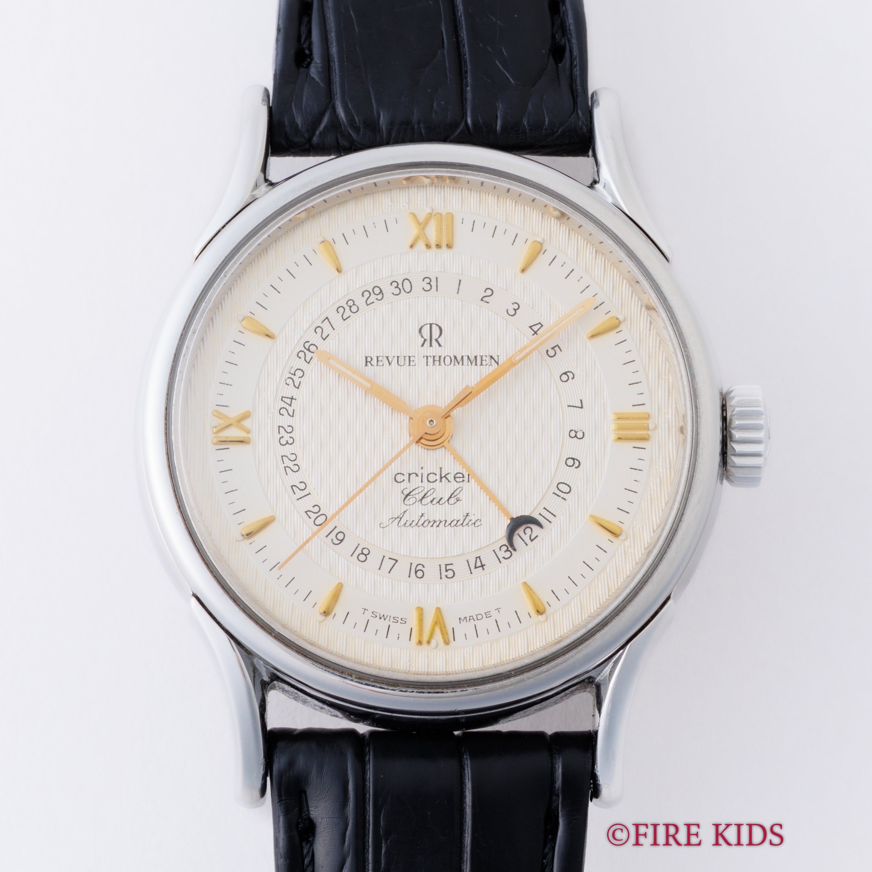 レヴュートーメン 1990年代製 クリケット ポインターデイト 自動巻き