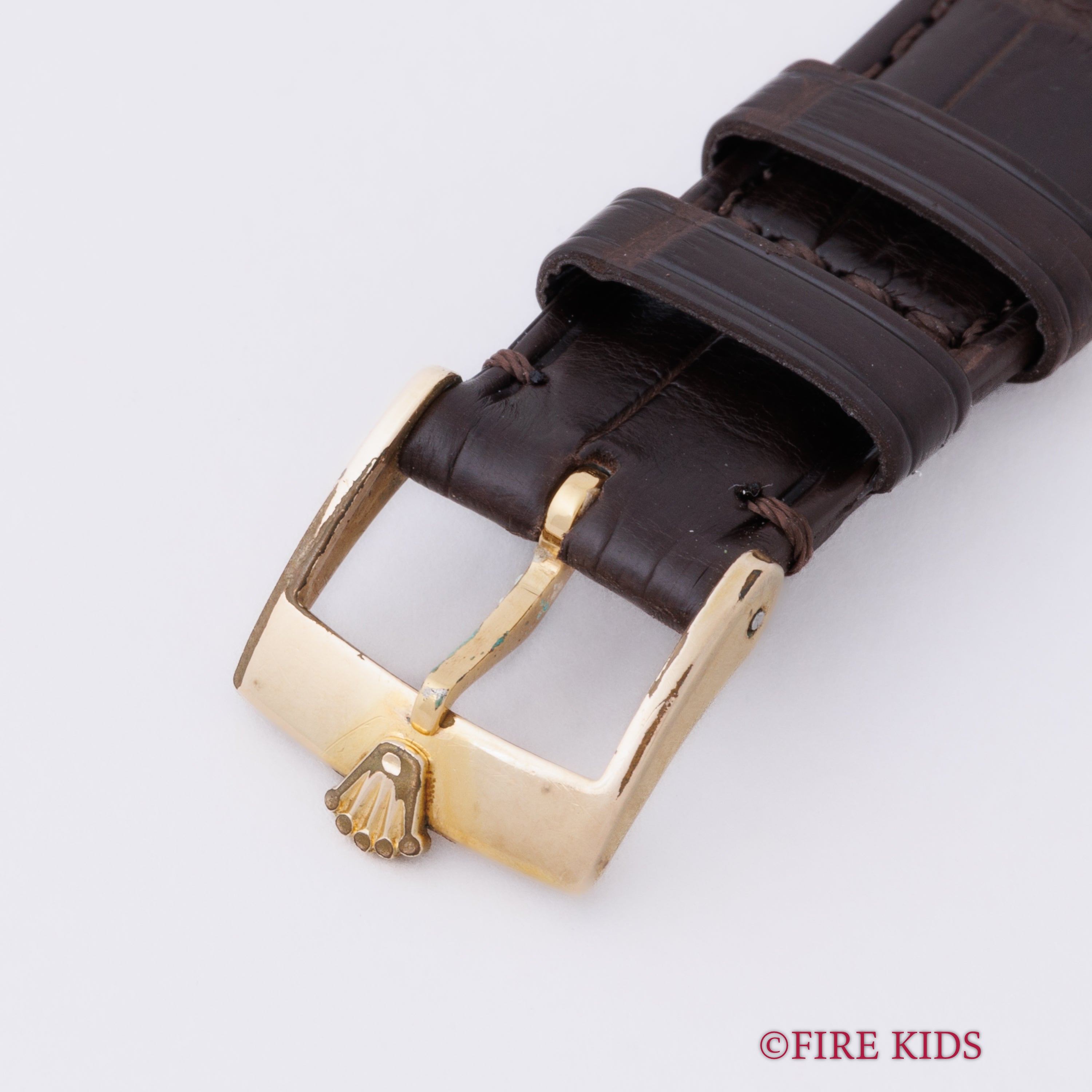 ロレックス チェリーニ スクエア Ref.4114 18金イエローゴールド 純正尾錠付き ギャラ付き