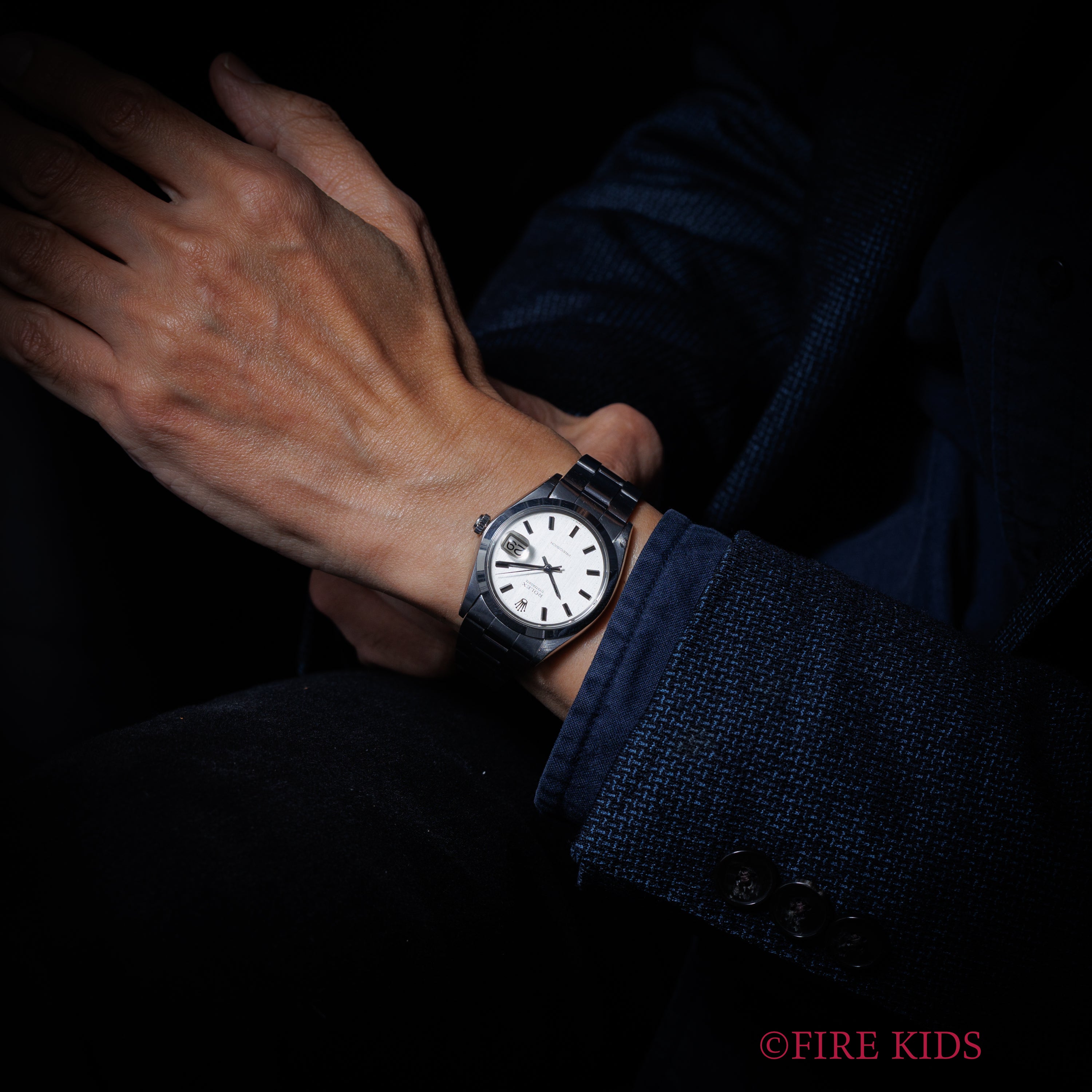 ロレックス オイスターデイト 1969年製 Ref.6694 シルバーダイヤル 手巻 純正巻きブレス