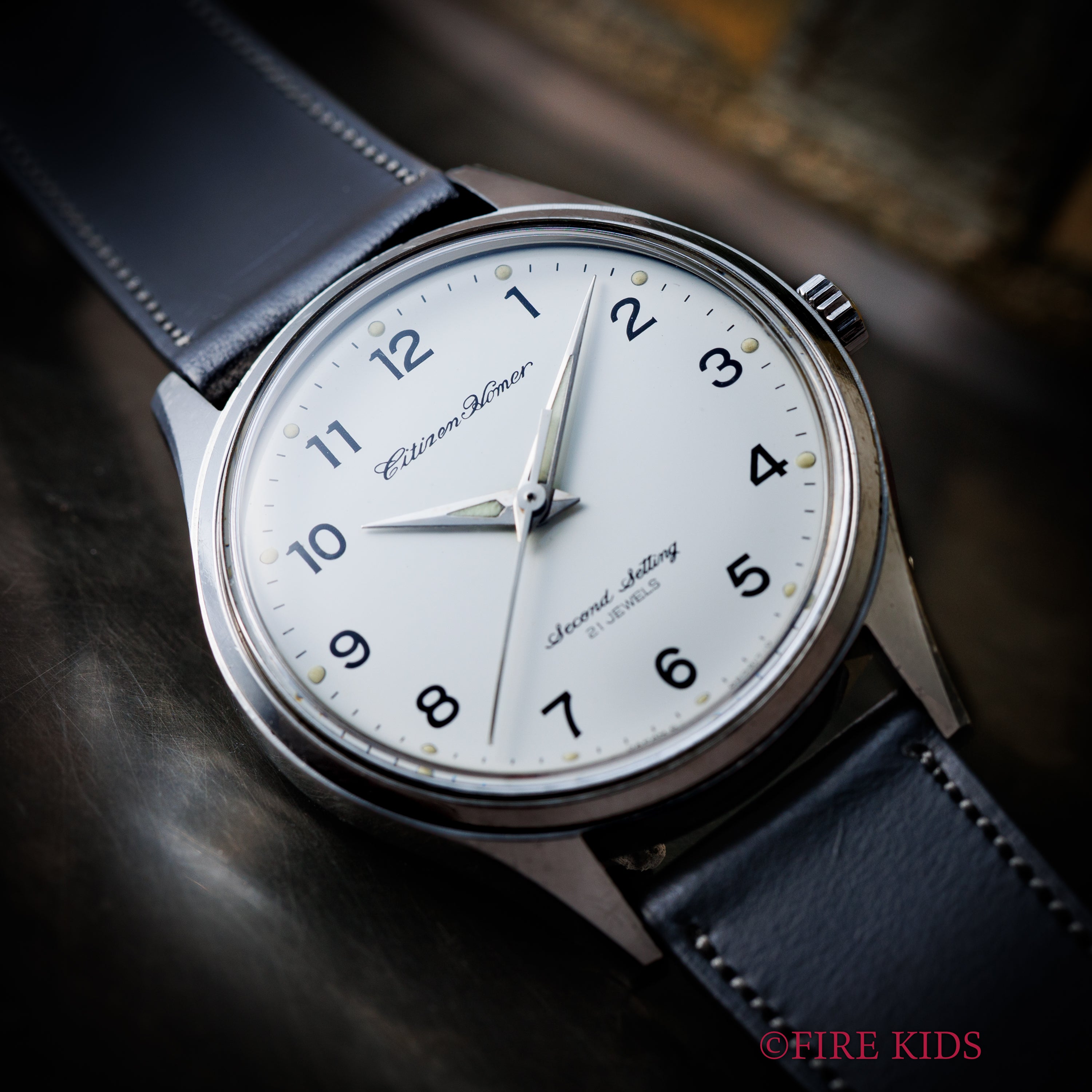 シチズン ホーマー 国鉄 1971年製 鉄道時計 手巻き 秒針規制装置