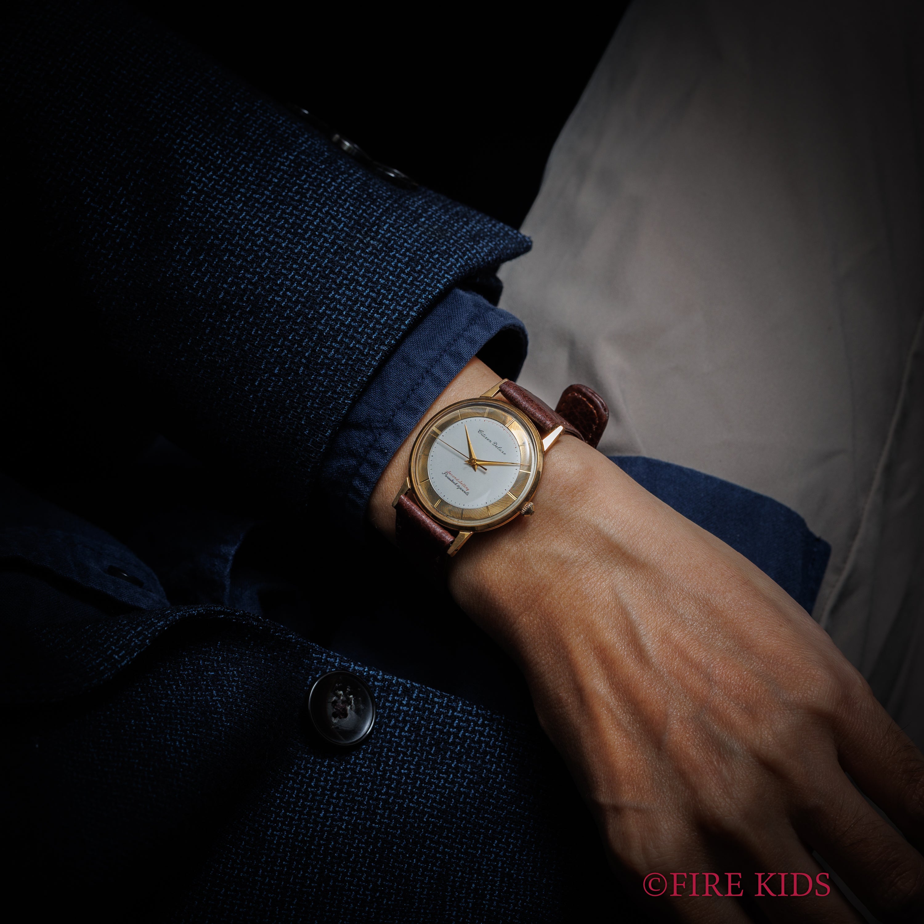 シチズン デラックス セコンドセッティング Ref.R150805 1960年製