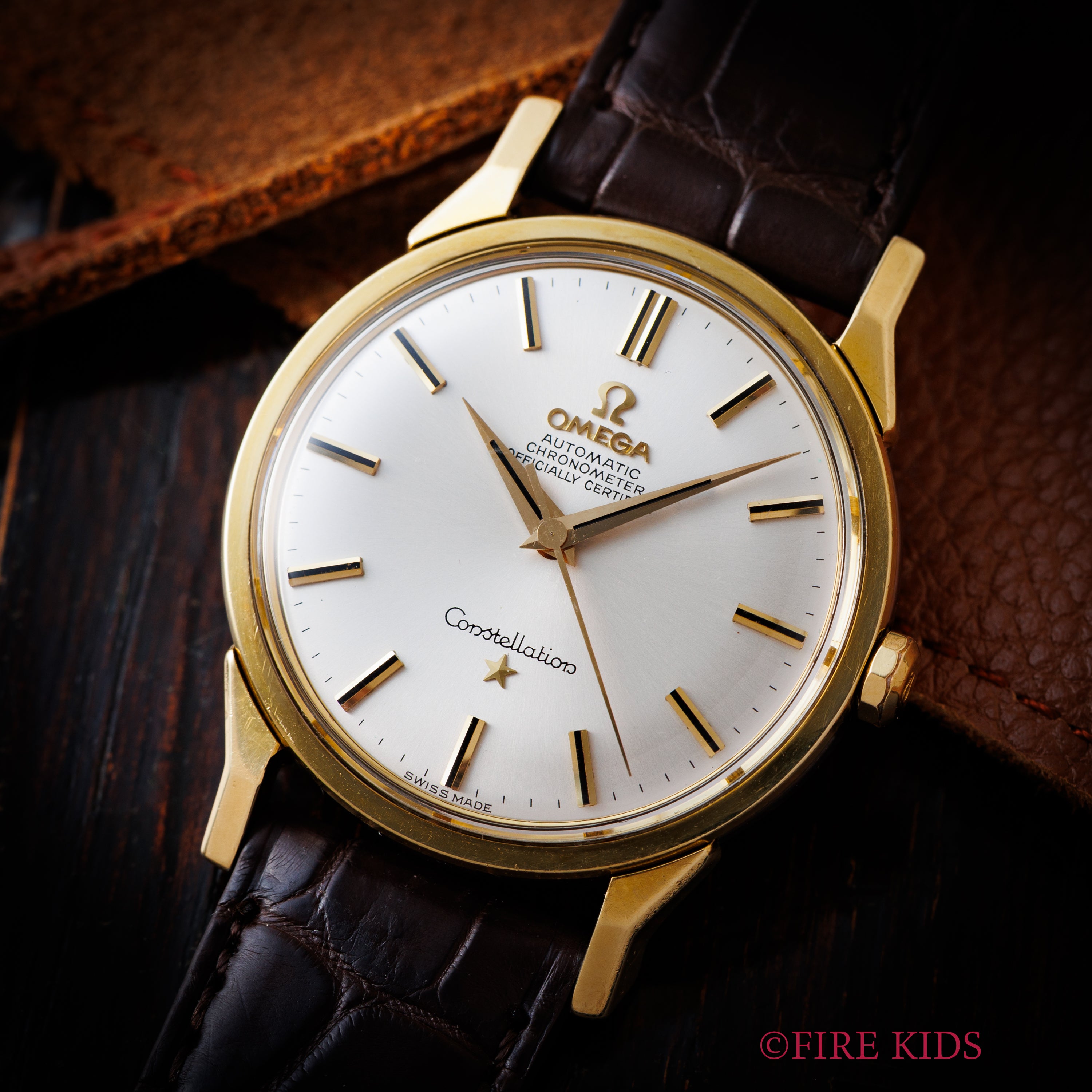 オメガ コンステレーション 1967年製 ノンデイト自動巻クロノメーター Cal.551トップゴールドケース