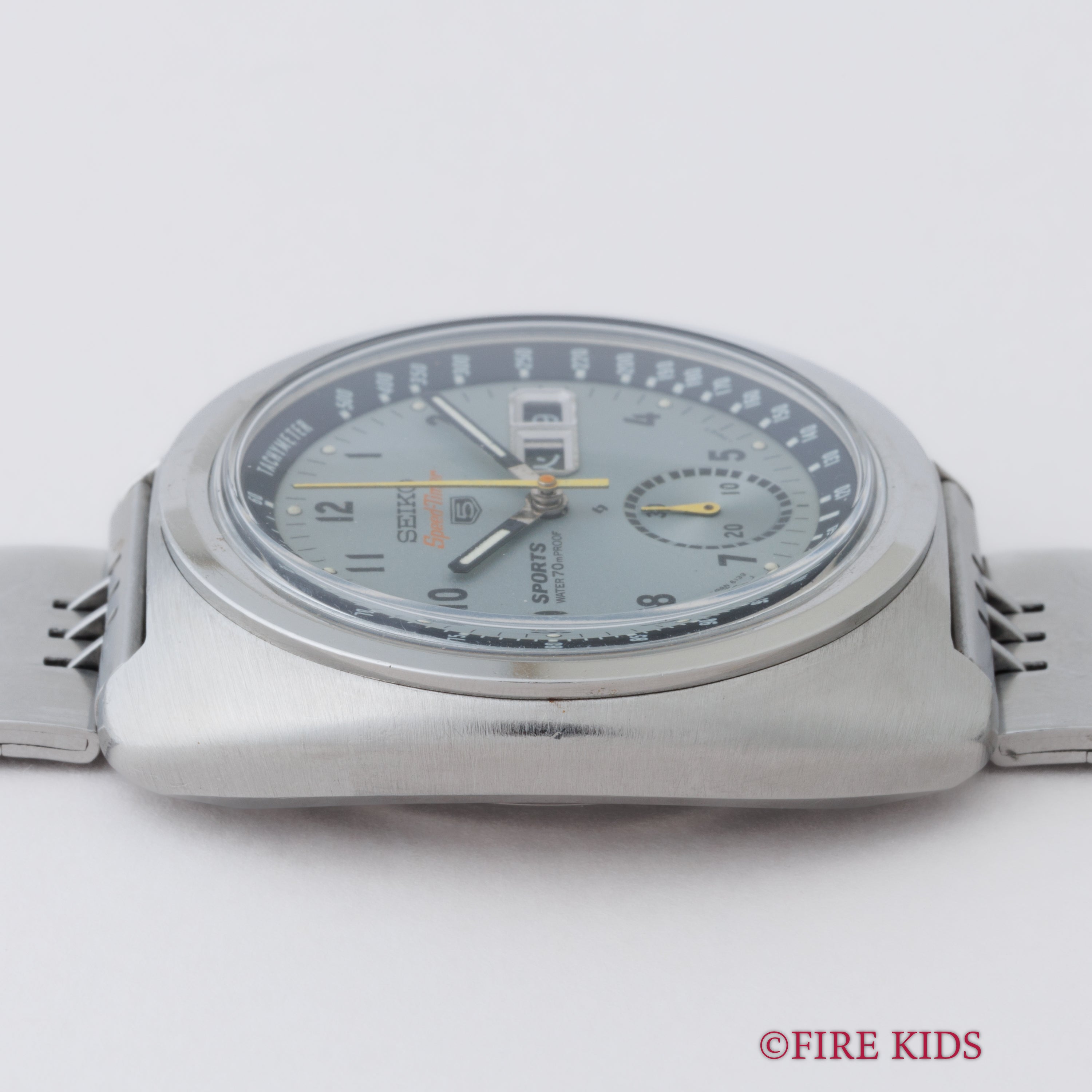 セイコー スピードタイマー 5スポーツ アイスバーグ Ref.6139-7010 1970年製 純正ブレス付き Cal.6139A 自動巻きクロノグラフ