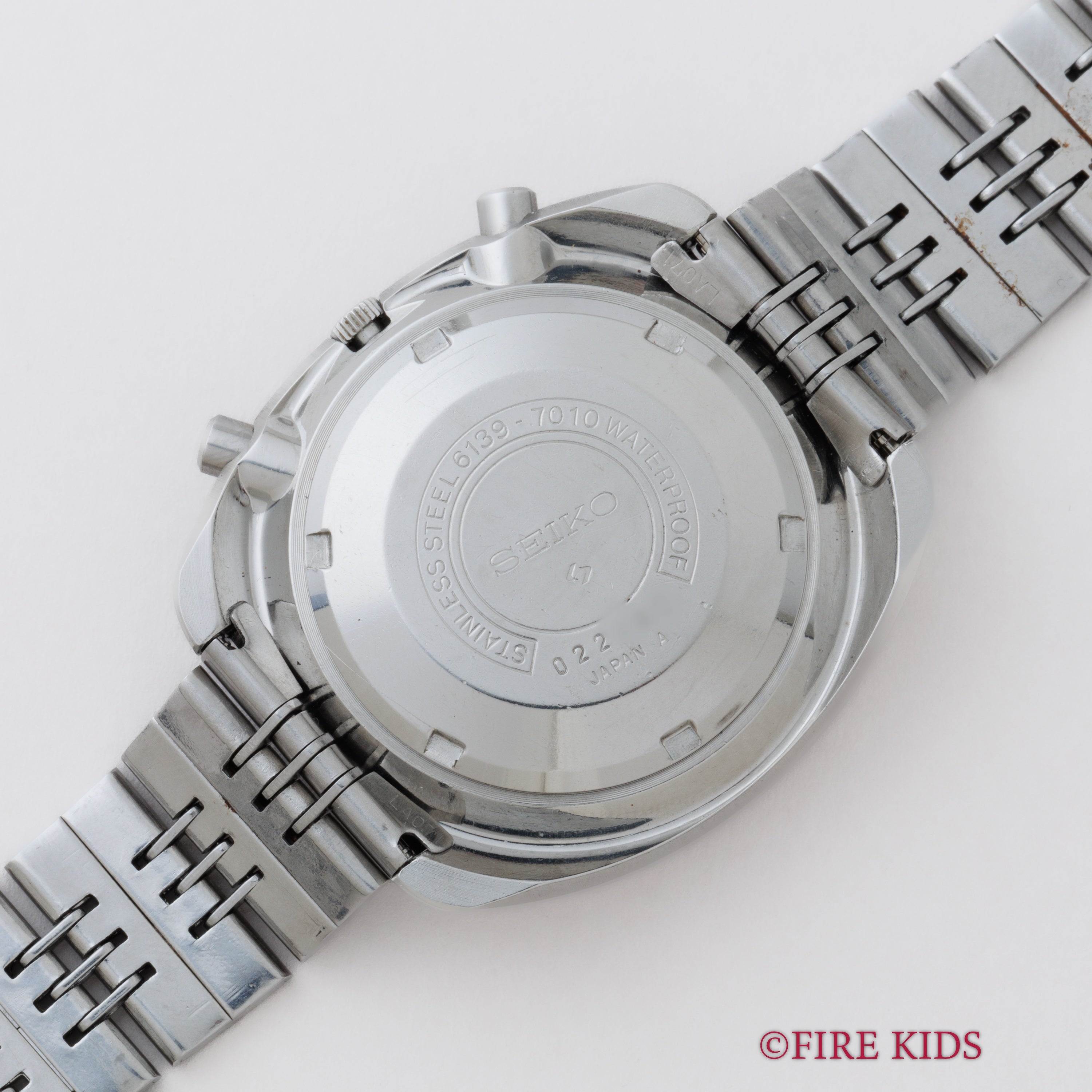 セイコー スピードタイマー 5スポーツ アイスバーグ Ref.6139-7010 1970年製 純正ブレス付き Cal.6139A 自動巻きクロノグラフ