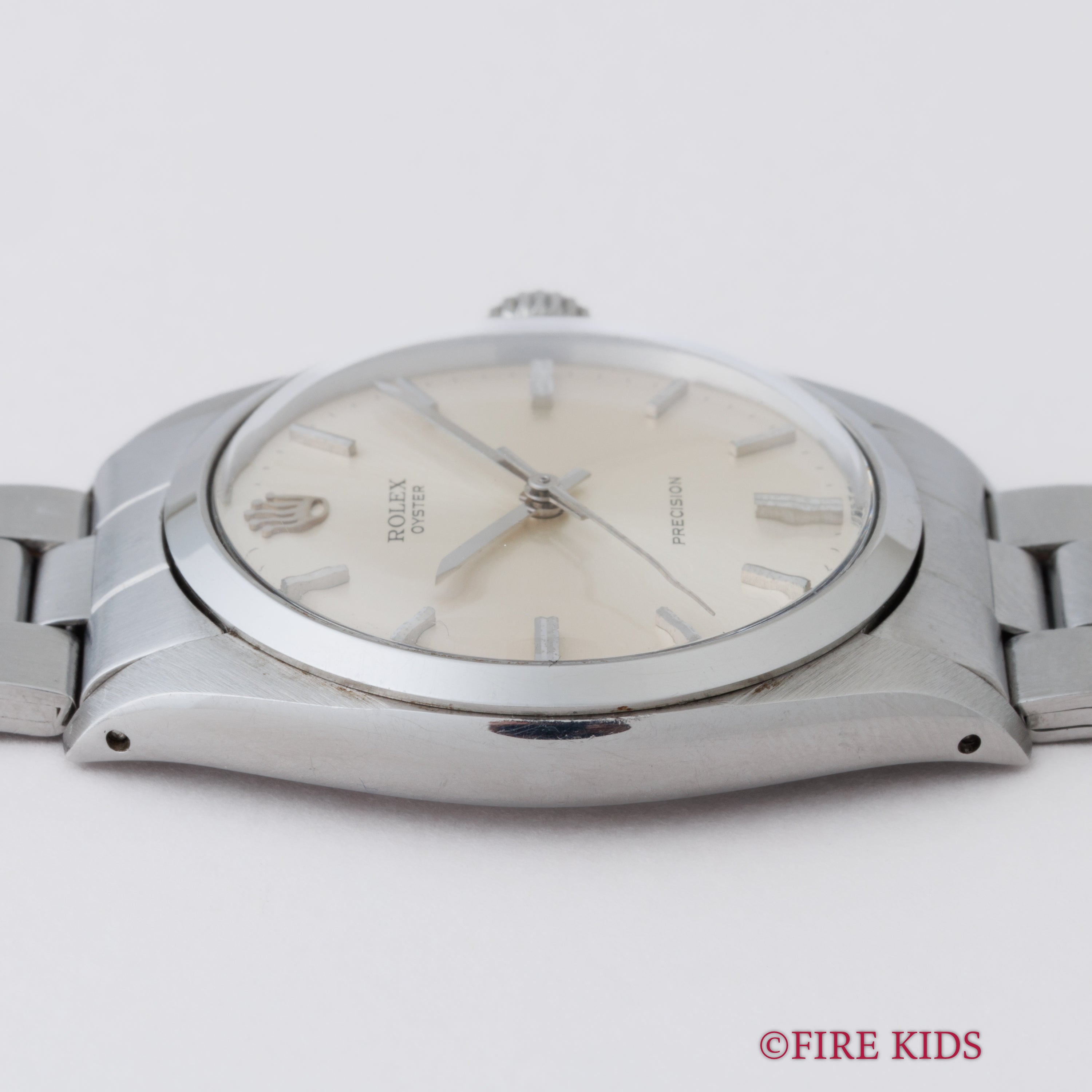 ロレックス オイスター 夜光なし ノンデイト 1970年製 Ref.6426 シルバーダイヤル 手巻 純正巻きブレス ドーム型風防