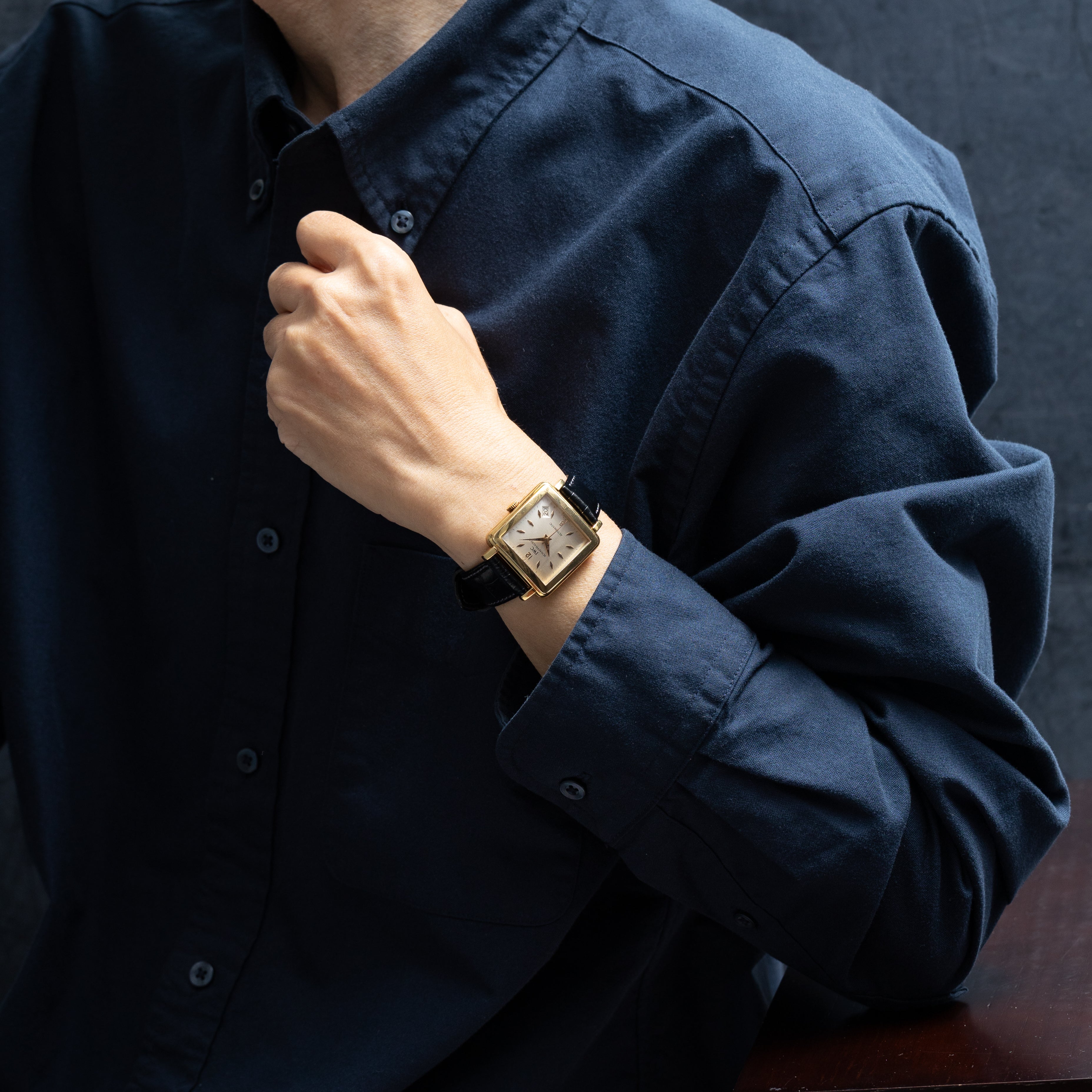 IWC Cioccolatone 18金無垢 1991年製 スクエアケース Cal.8541B Ref.1876 純正尾錠付き