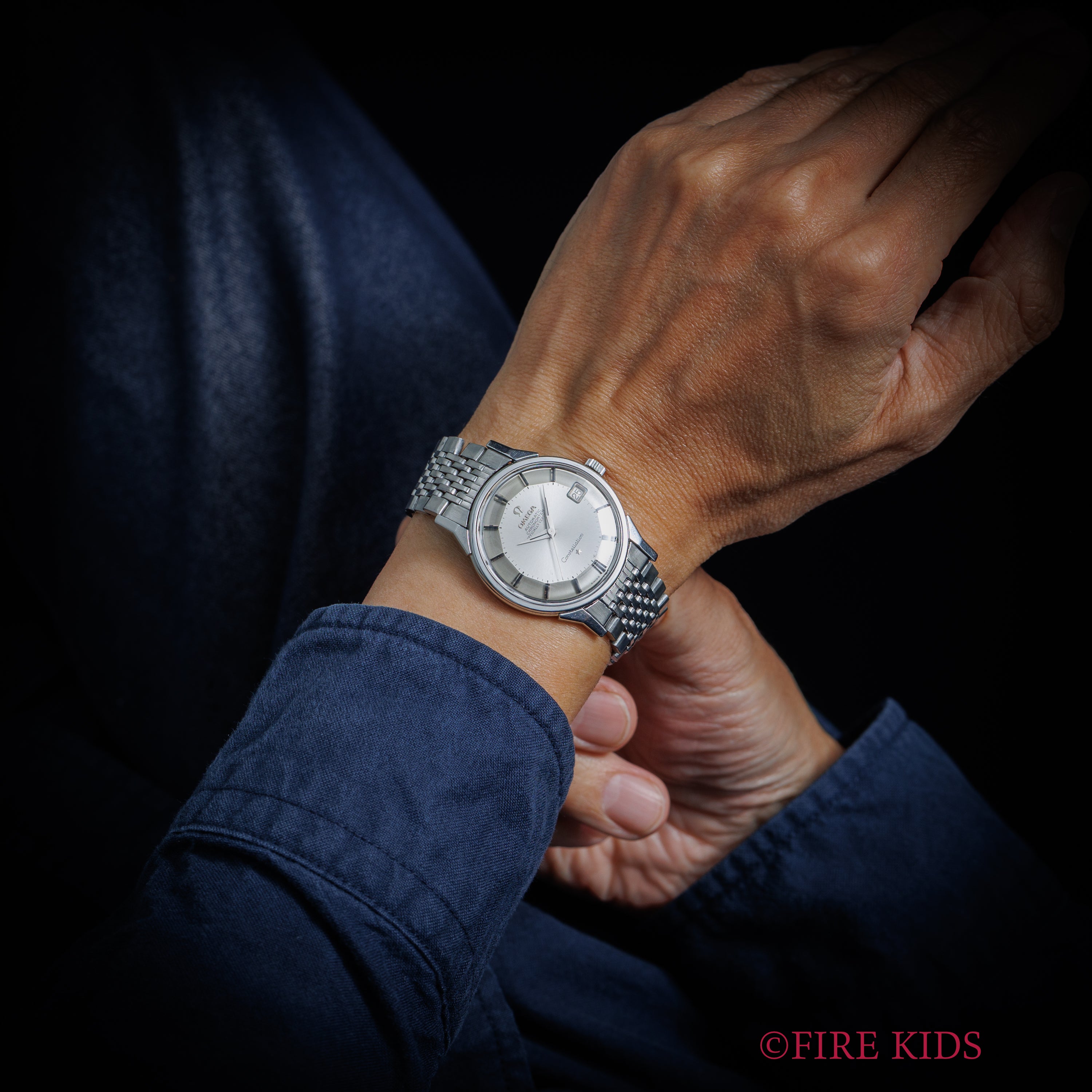 OMEGA コンステレーション 12角 1962年製 Ref.14902 62 SC パイパンダイヤル 純正ブレステ 12角