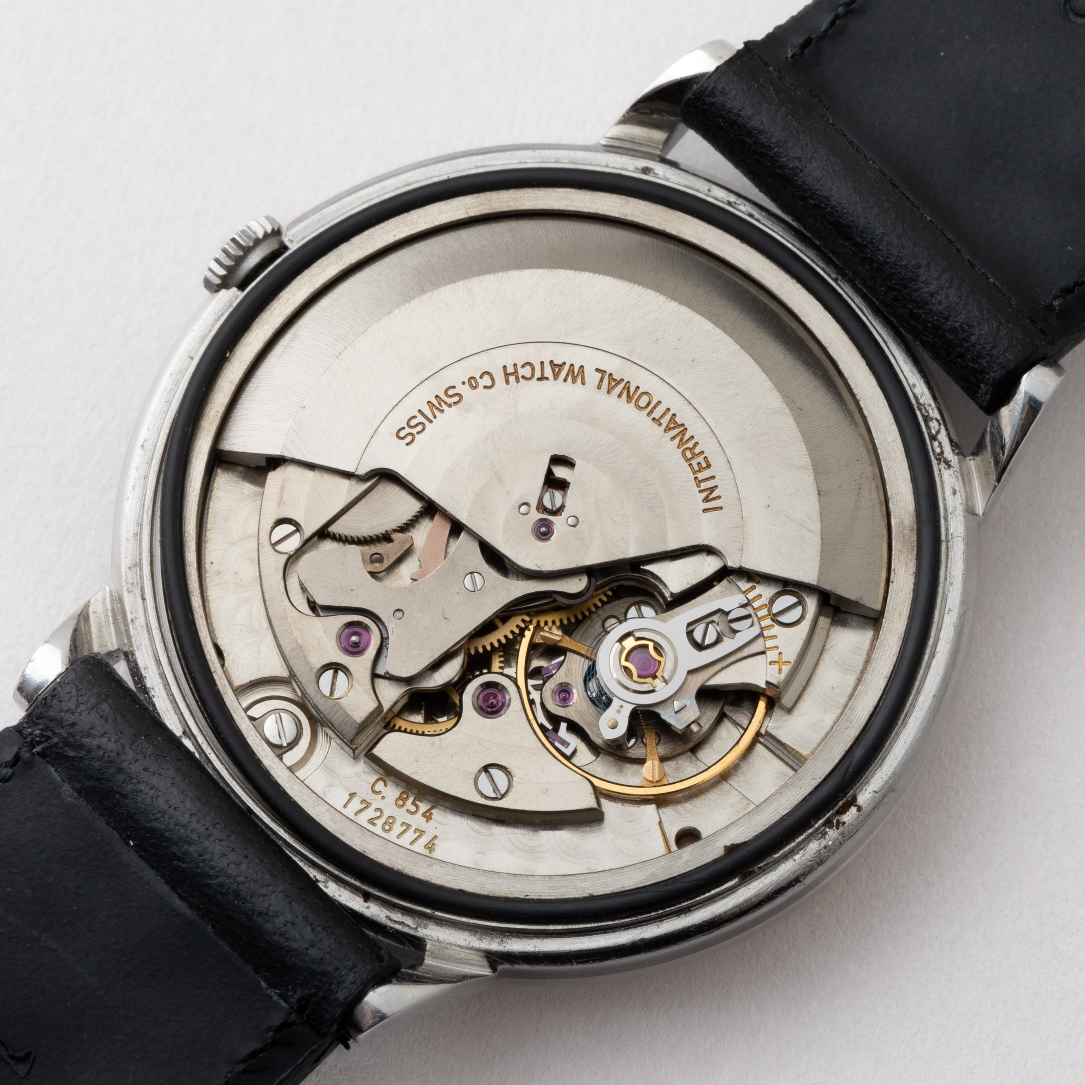 IWC 1963年製 ラウンドケース ノンデイト ペラトン式自動巻き R803A Cal.854