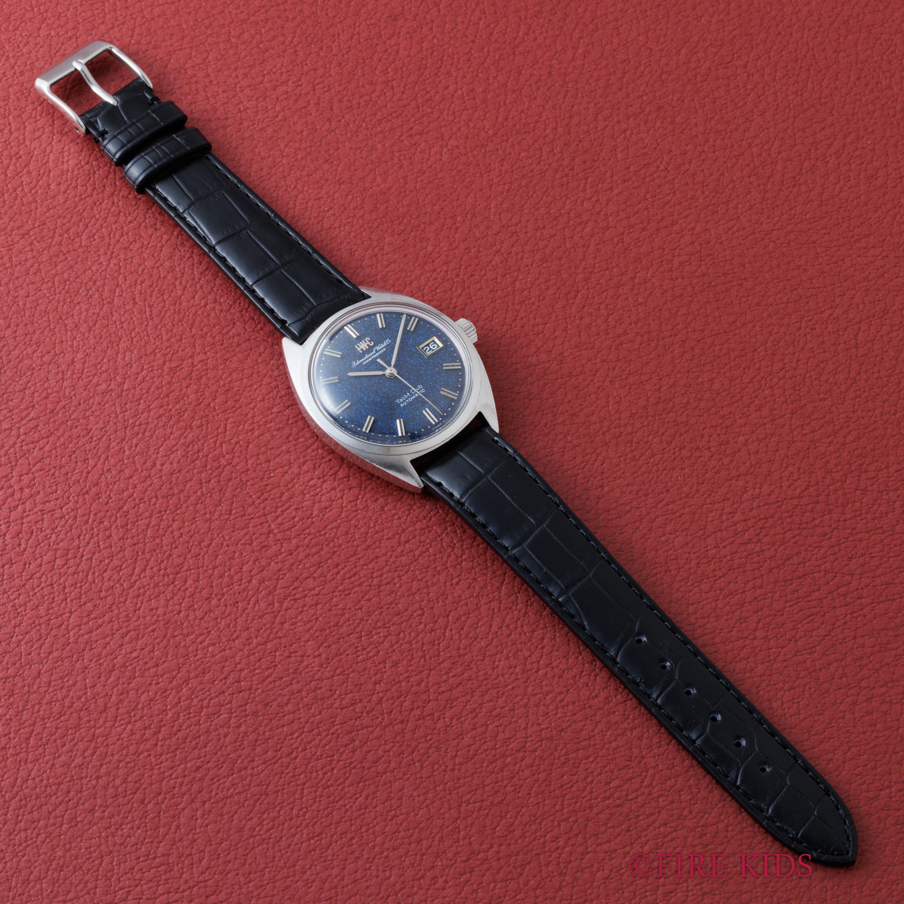 IWC ヨットクラブ ブルーマーブル 1969年製 Cal.8541 ペラトン式自動巻き