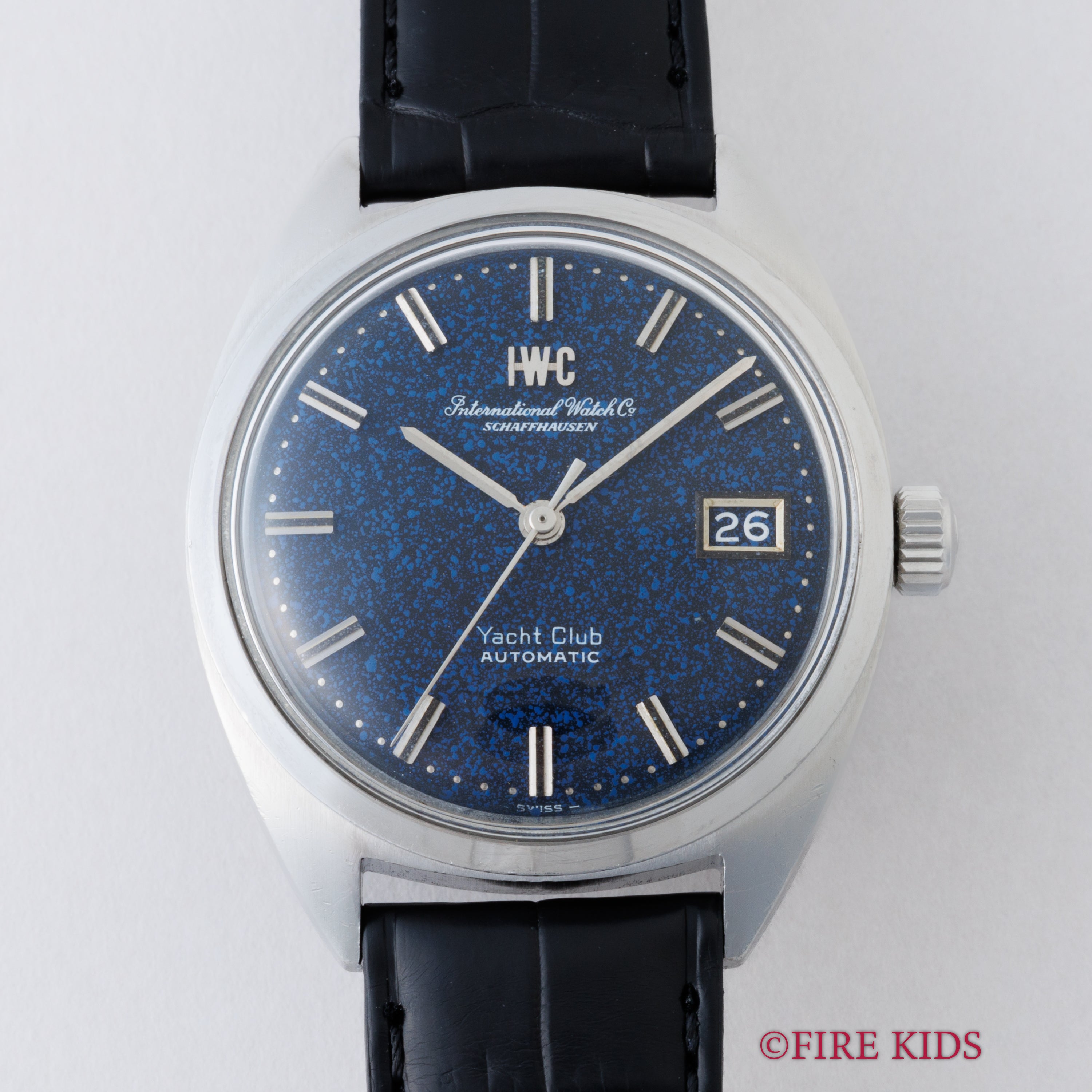 IWC ヨットクラブ ブルーマーブル 1969年製 Cal.8541 ペラトン式自動巻き
