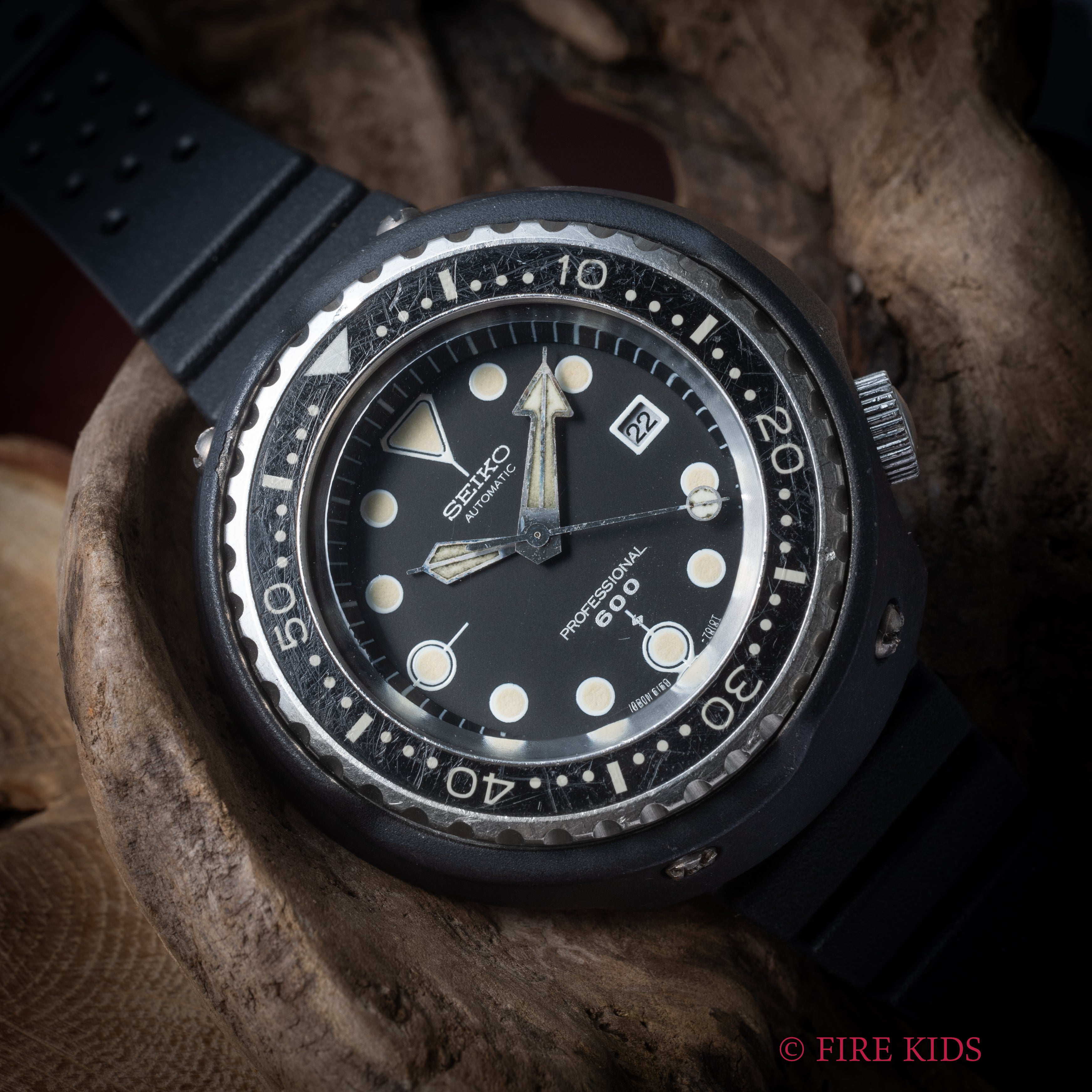 セイコー 600mプロフェショナルダイバー初期型 1975年製 Ref.6159-7010 元祖 ツナ缶 10振動自動巻