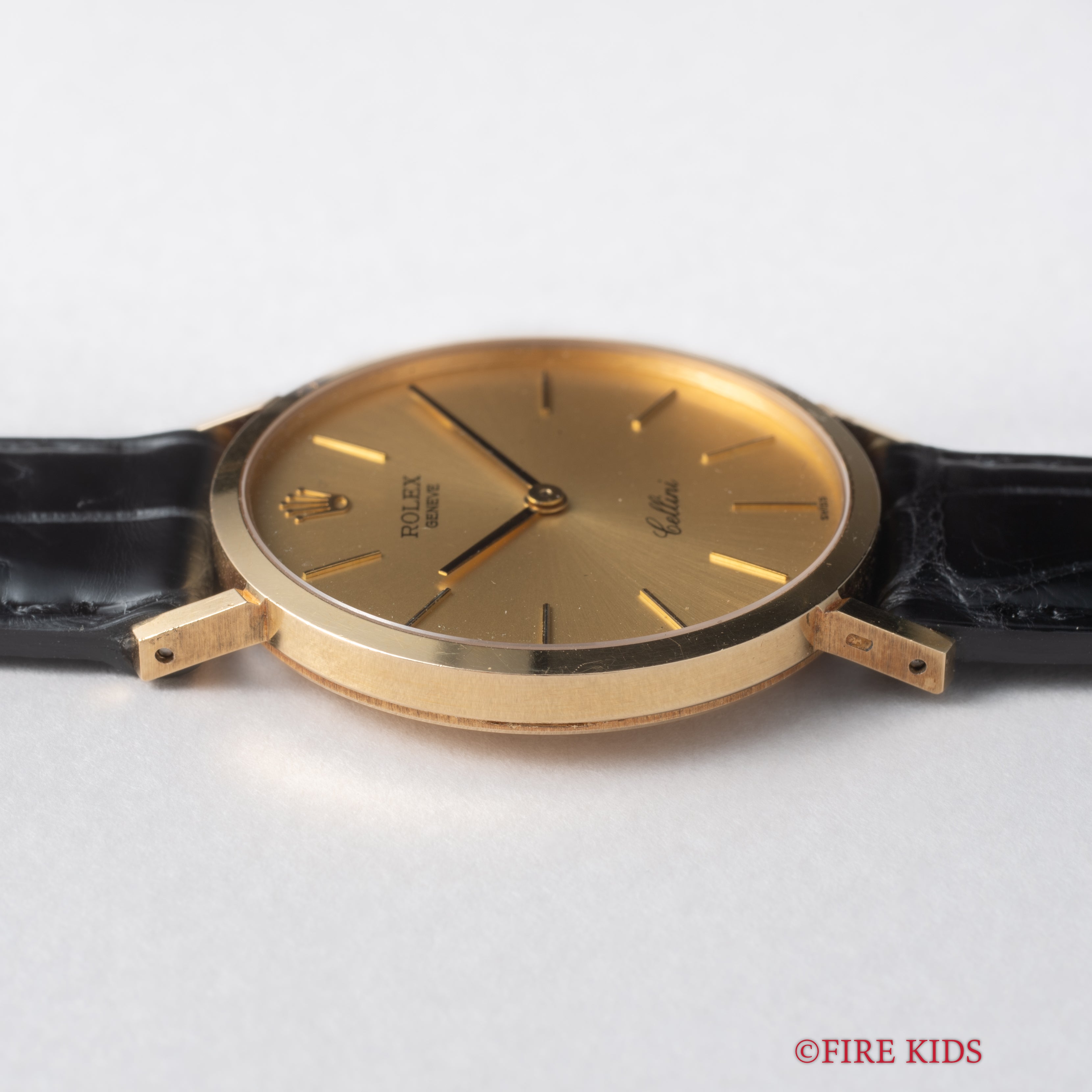 ロレックス チェリーニ 1975年製 Ref.4112 18金無垢ラウンドケース