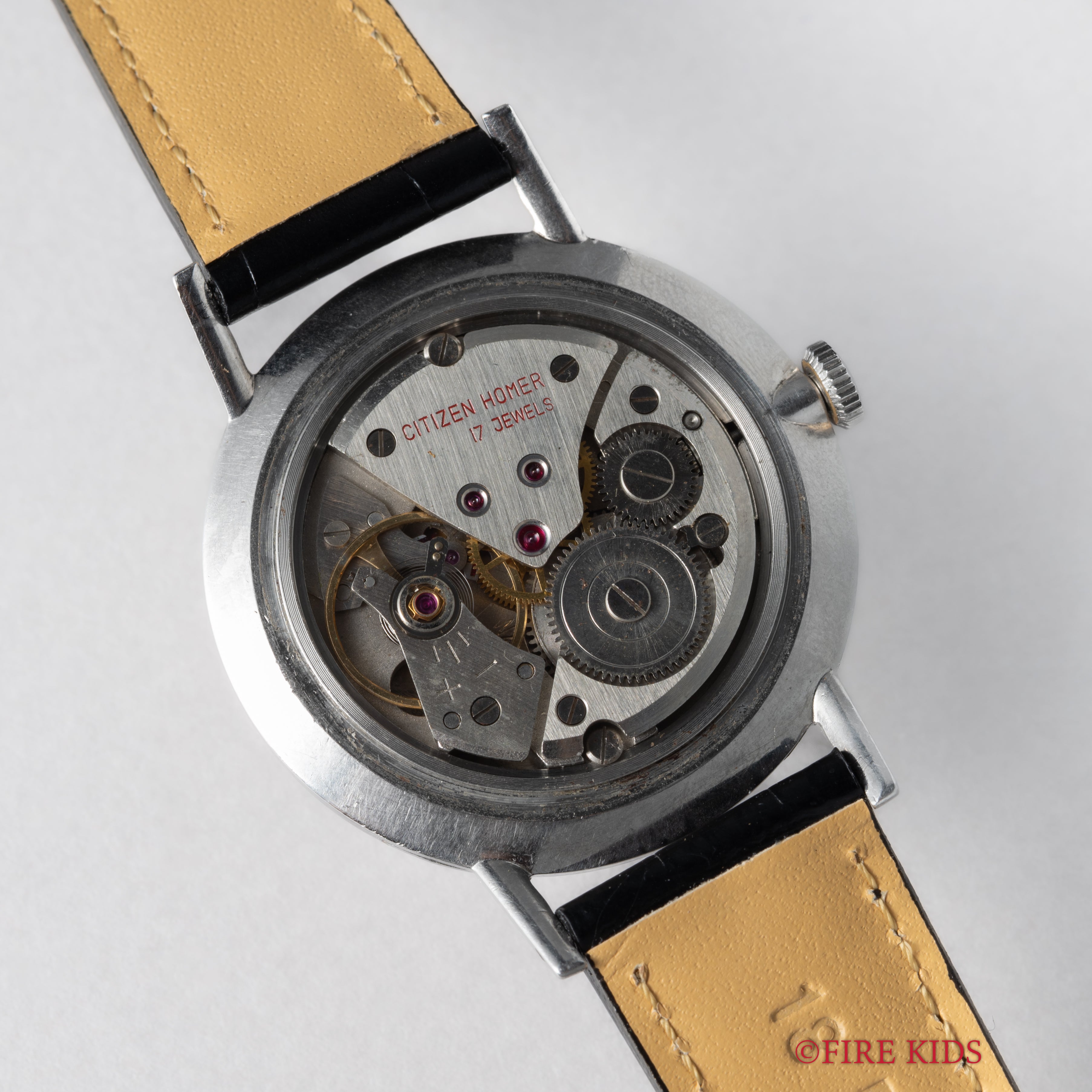 シチズン ホーマー 1962年製 17石手巻き式 シルバーダイヤル