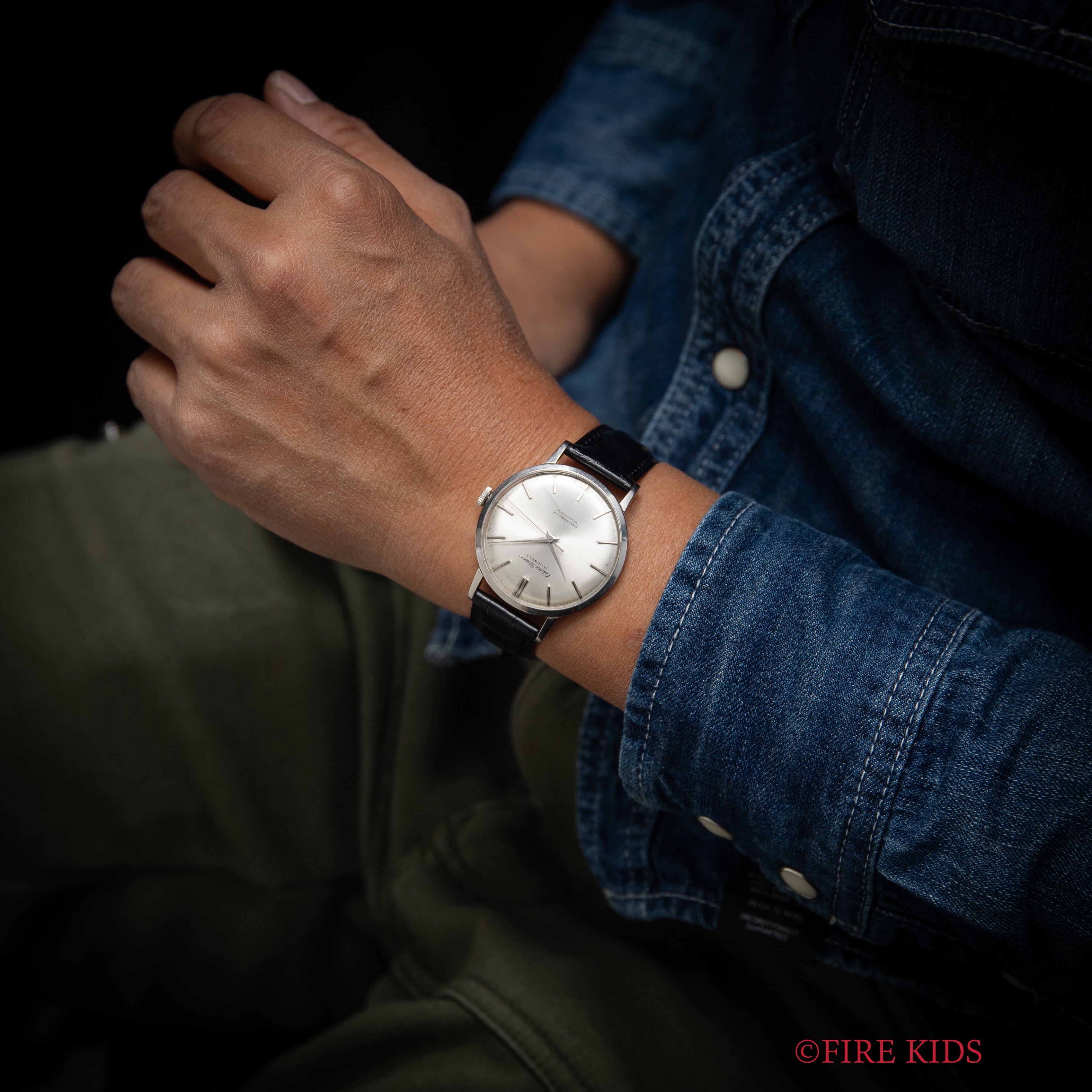 シチズン ホーマー 1962年製 17石手巻き式 シルバーダイヤル