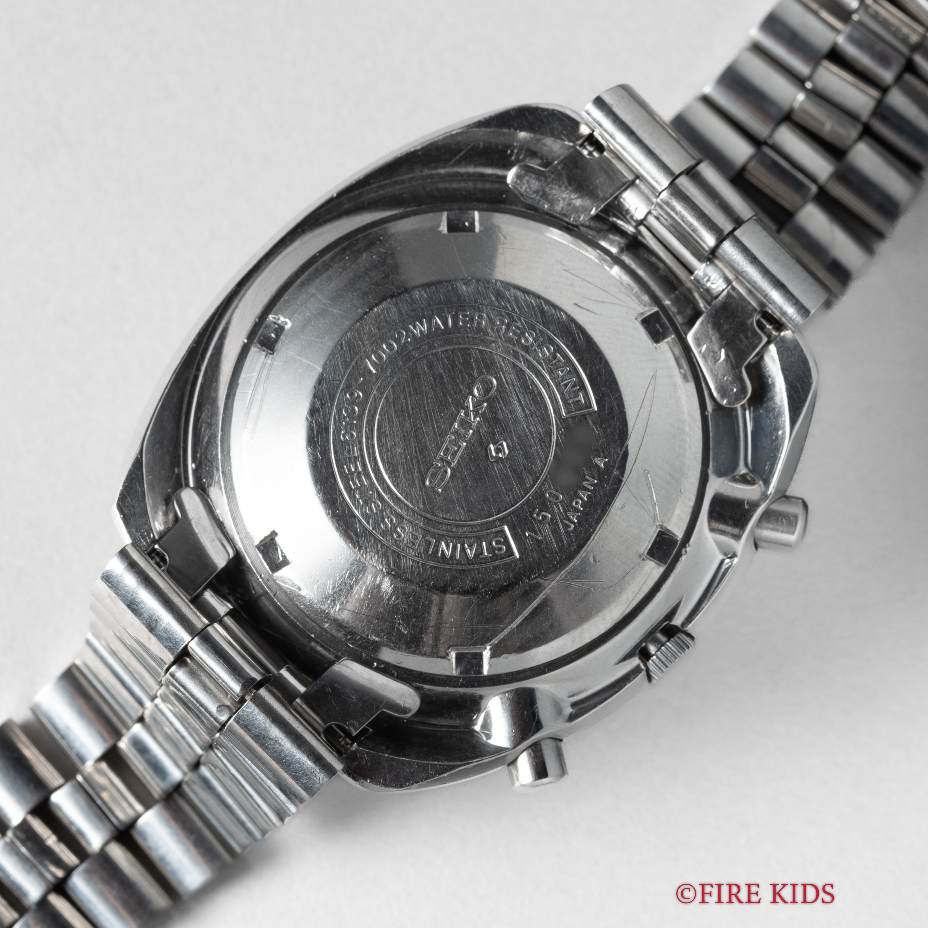 セイコー クロノグラフ 1971年製 自動巻クロノグラフ デシマルメーター Ref.6139-7002 純正ブレス