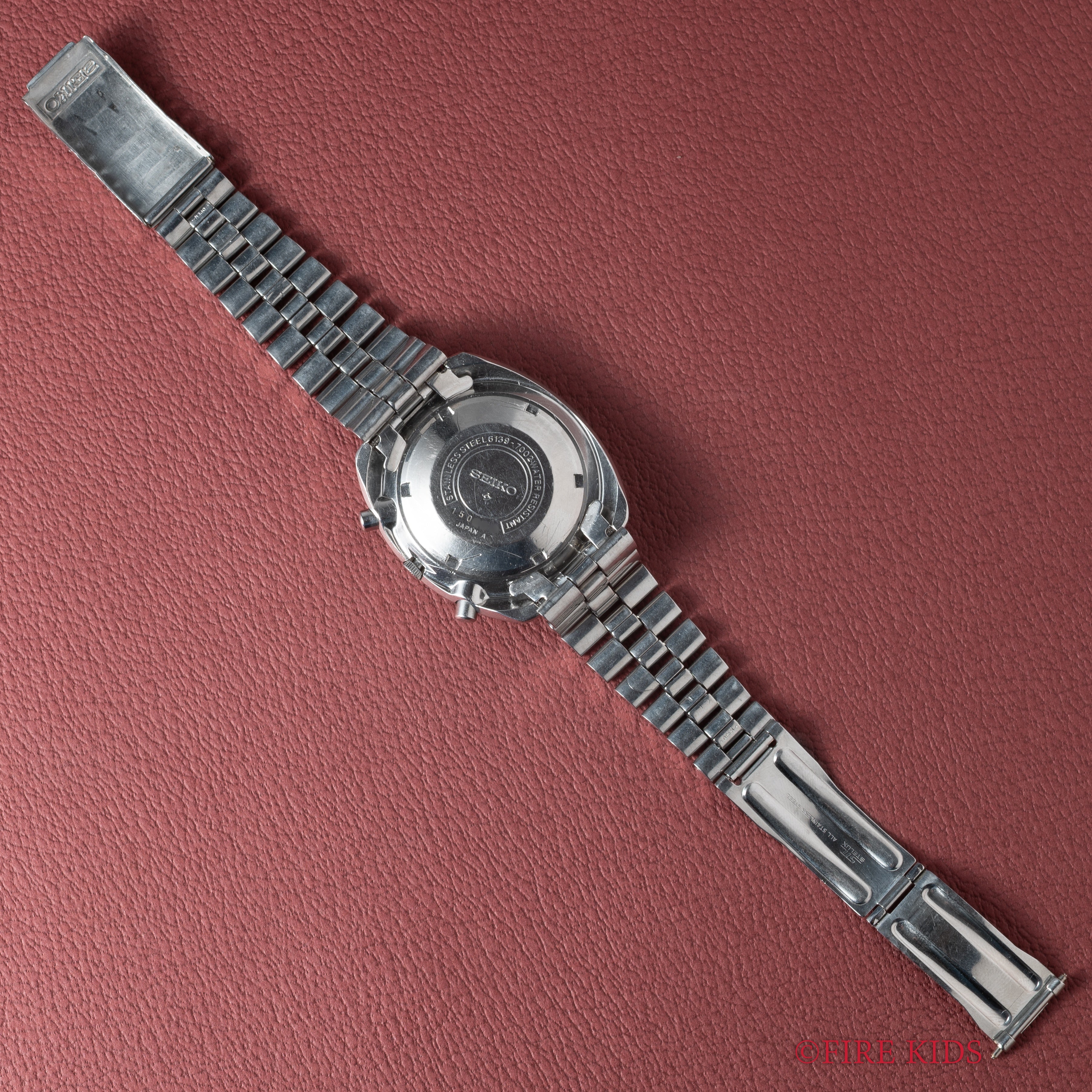 セイコー クロノグラフ 1971年製 自動巻クロノグラフ デシマルメーター Ref.6139-7002 純正ブレス