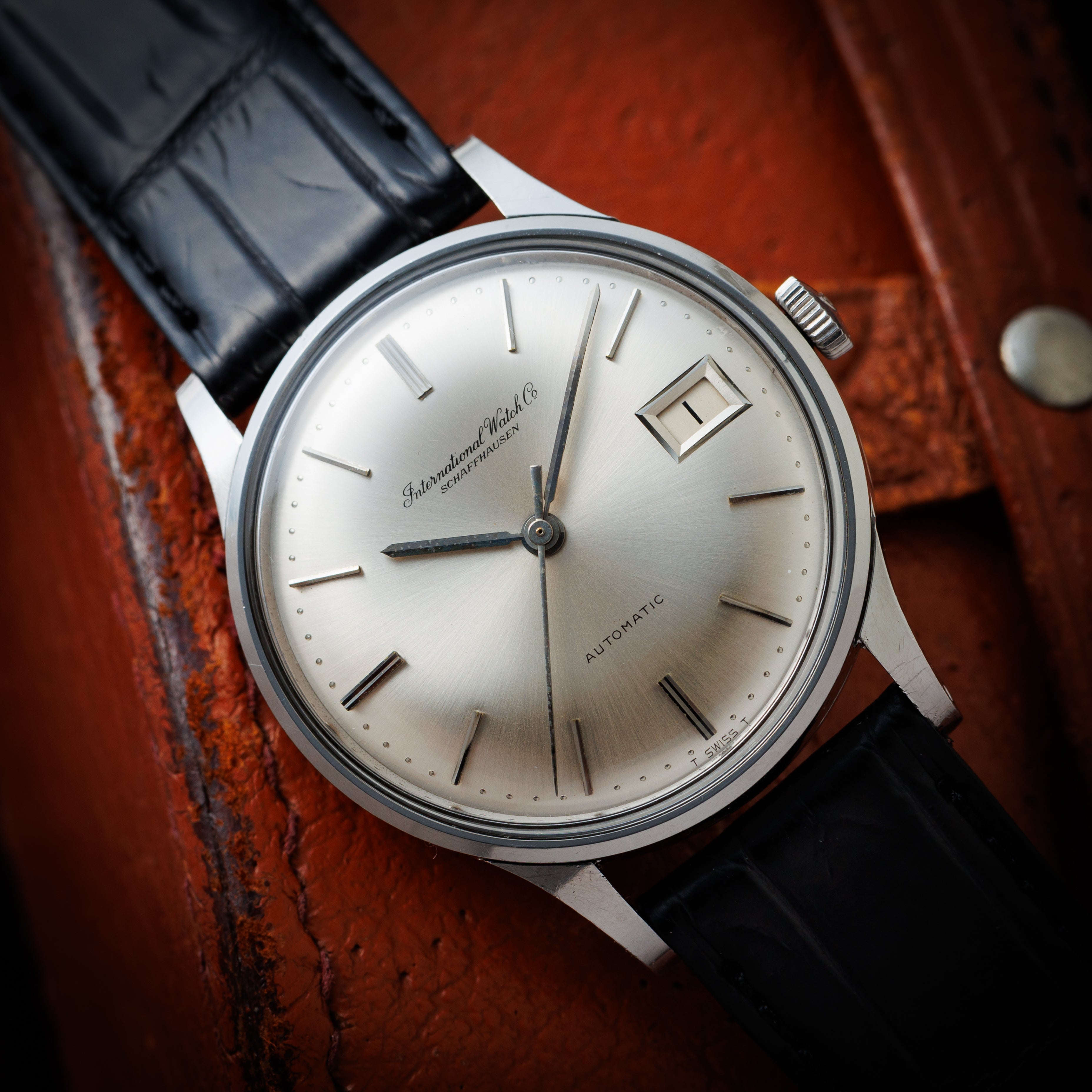 IWC ラウンドケース 1967年製 Ref.809A オートマチック デイト