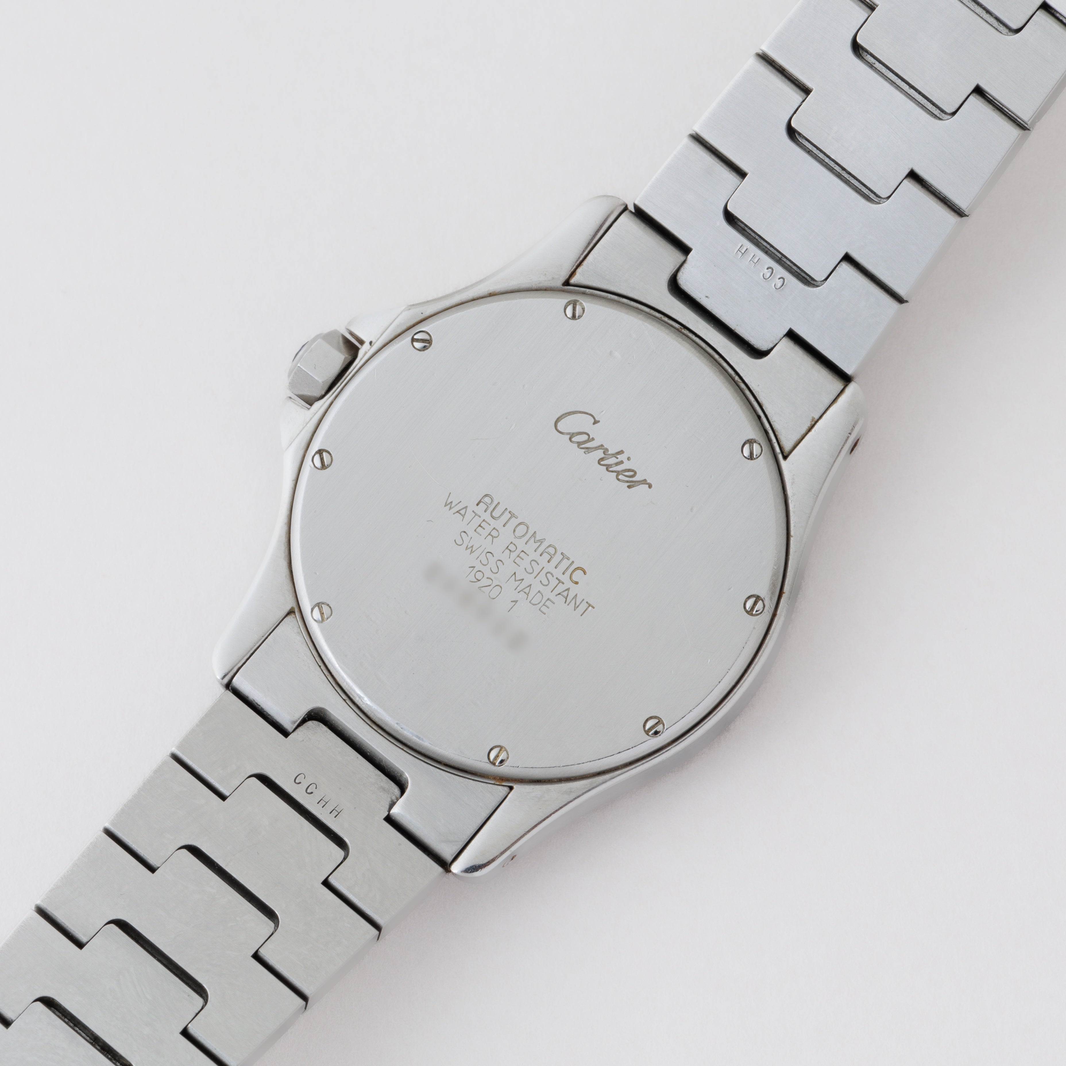 カルティエ サントス ロンド LMサイズ 自動巻き 1990年代製 ホワイトローマンダイヤル
