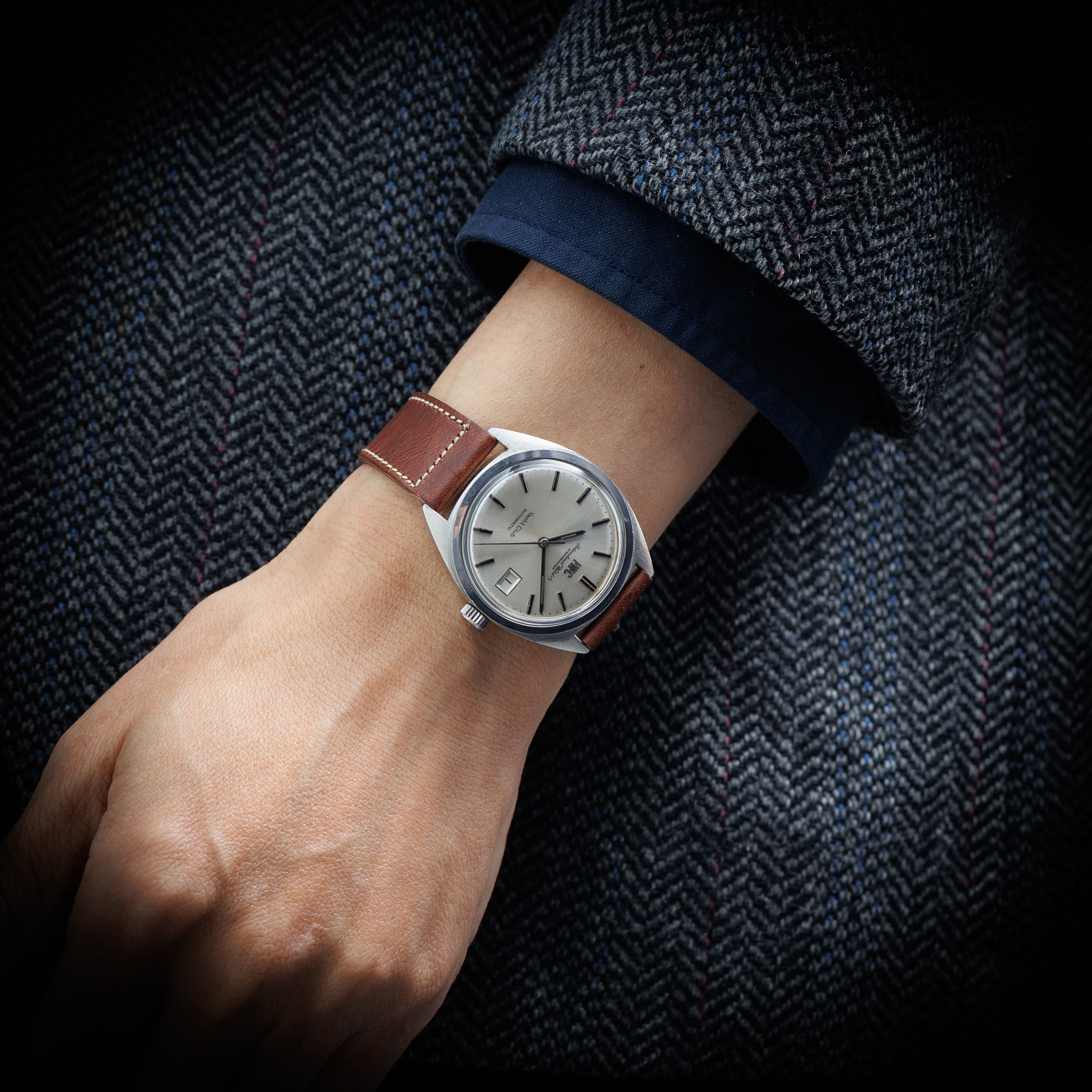 IWC ヨットクラブ 1971年製 シルバーダイヤル ペラトン式自動巻き Cal.8541B