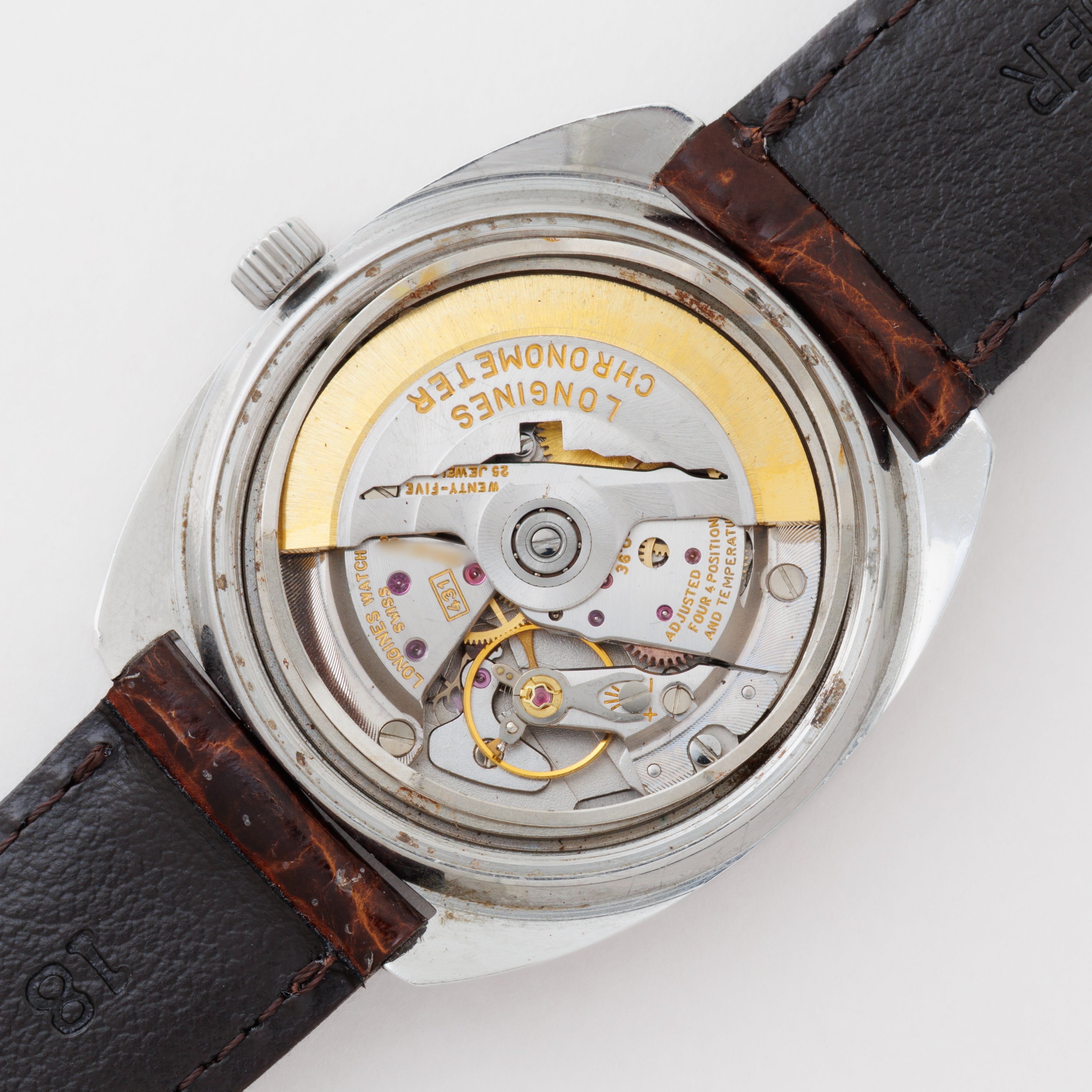 ロンジン ウルトラクロン 1969年製 10振動自動巻き Cal. 431 クッションケース