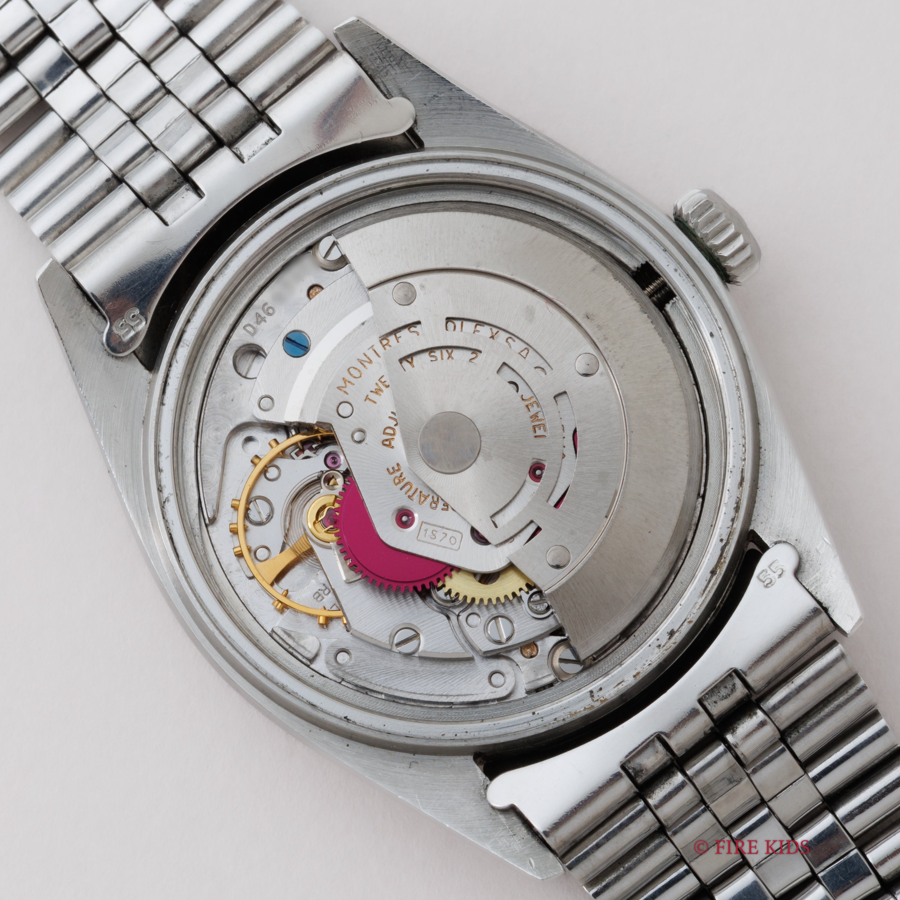 ロレックス デイトジャスト36 1972年製 Ref.1603 ワイドボーイ 純正ジュビリーブレス