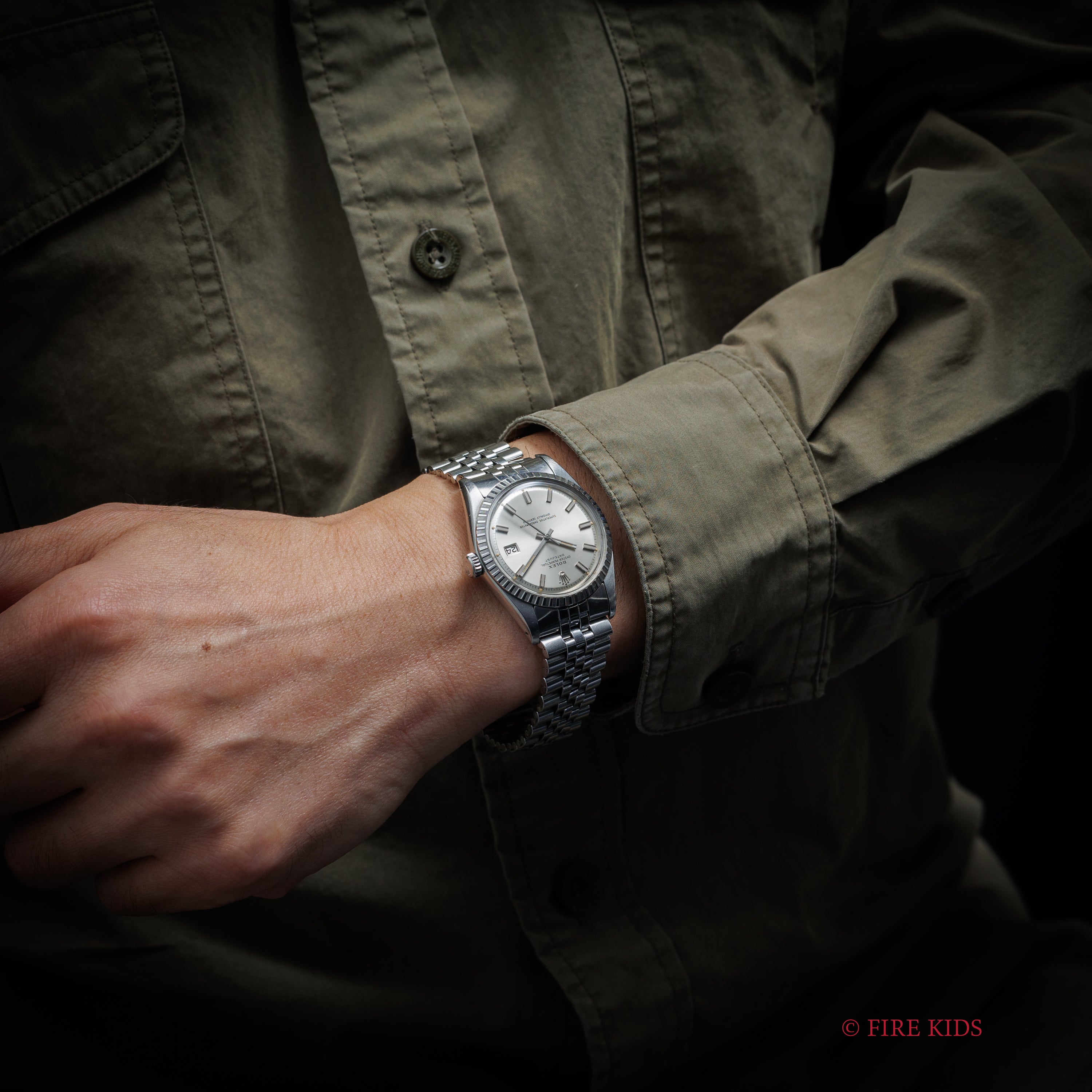 ロレックス デイトジャスト36 1972年製 Ref.1603 ワイドボーイ 純正ジュビリーブレス