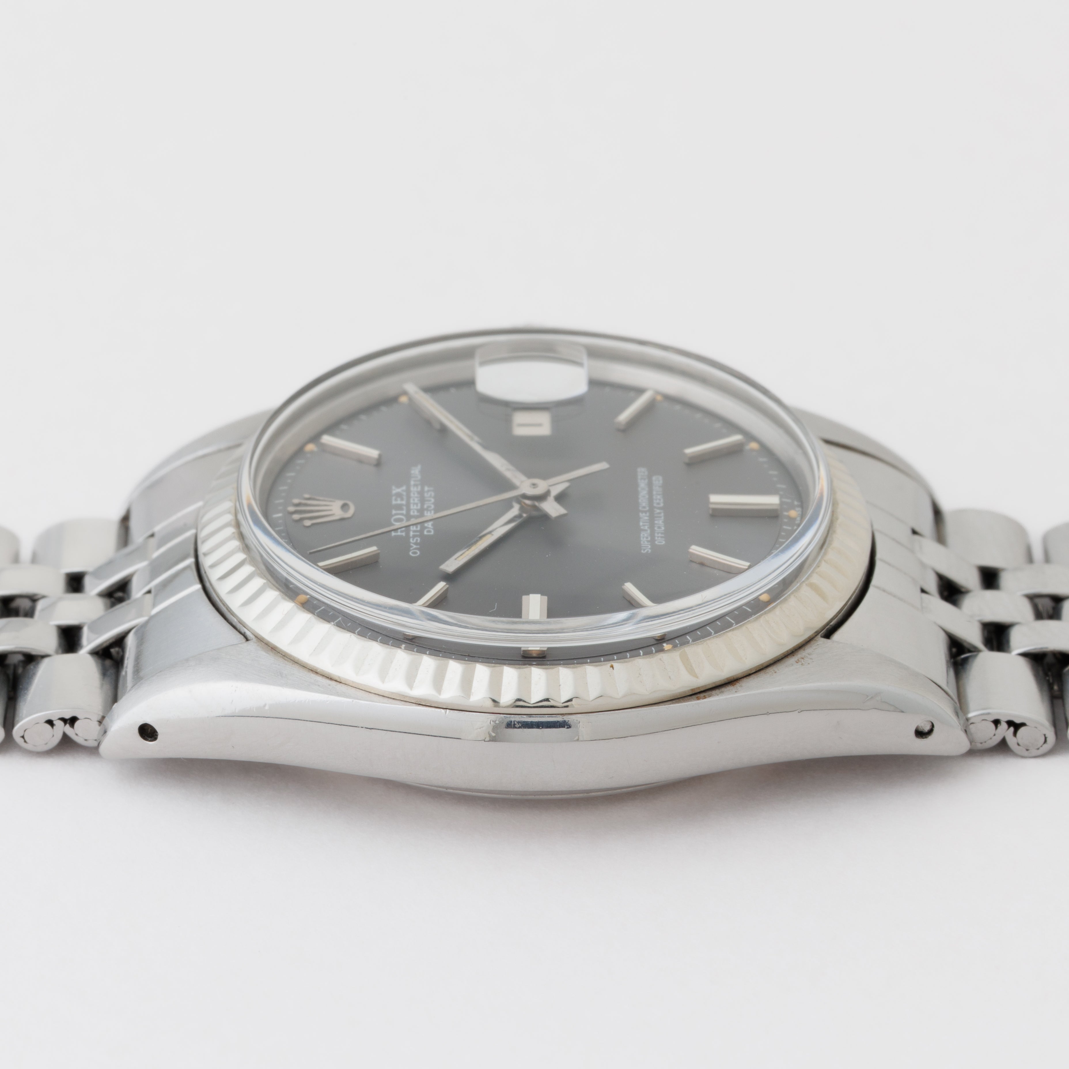 ロレックス デイトジャスト グレーダイヤル 1972年製 自動巻き Ref.1601